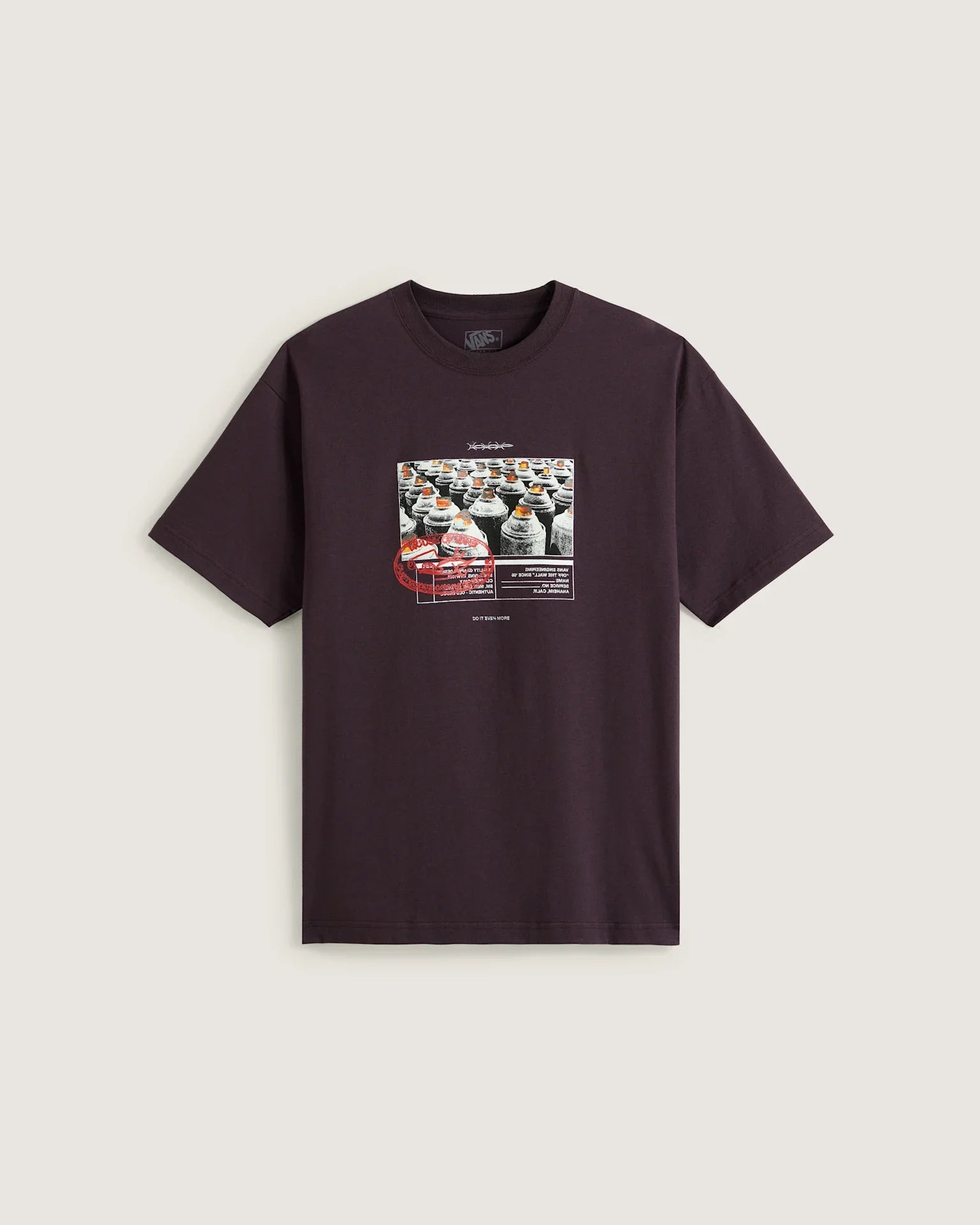 VANS Style Tips SS Dark Port Póló VN000PCXEMS1 - 1