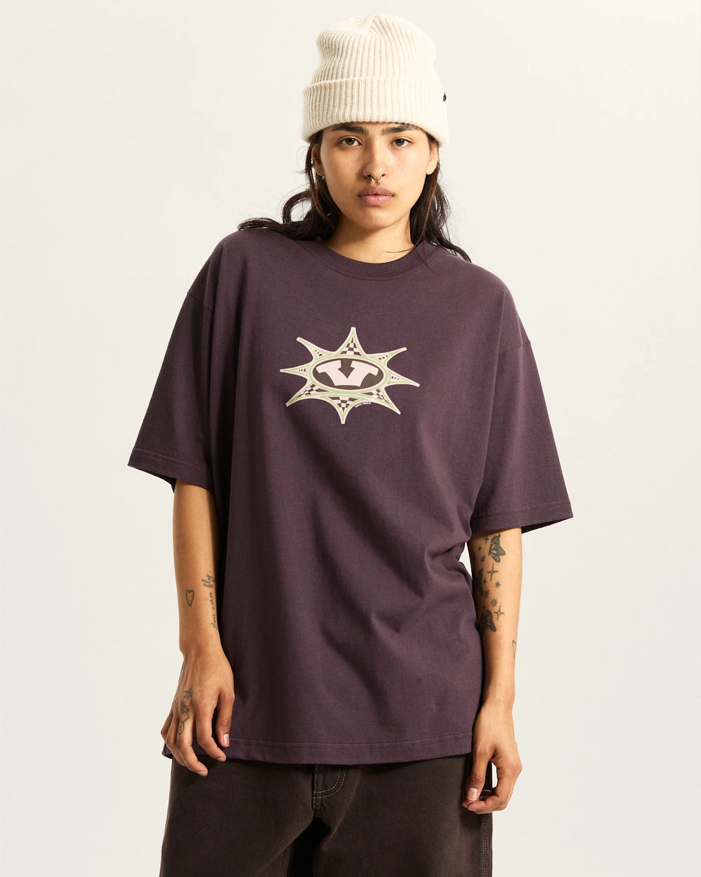 VANS Star Checker SS Dark Port Póló VN000PDREMS1 - 6