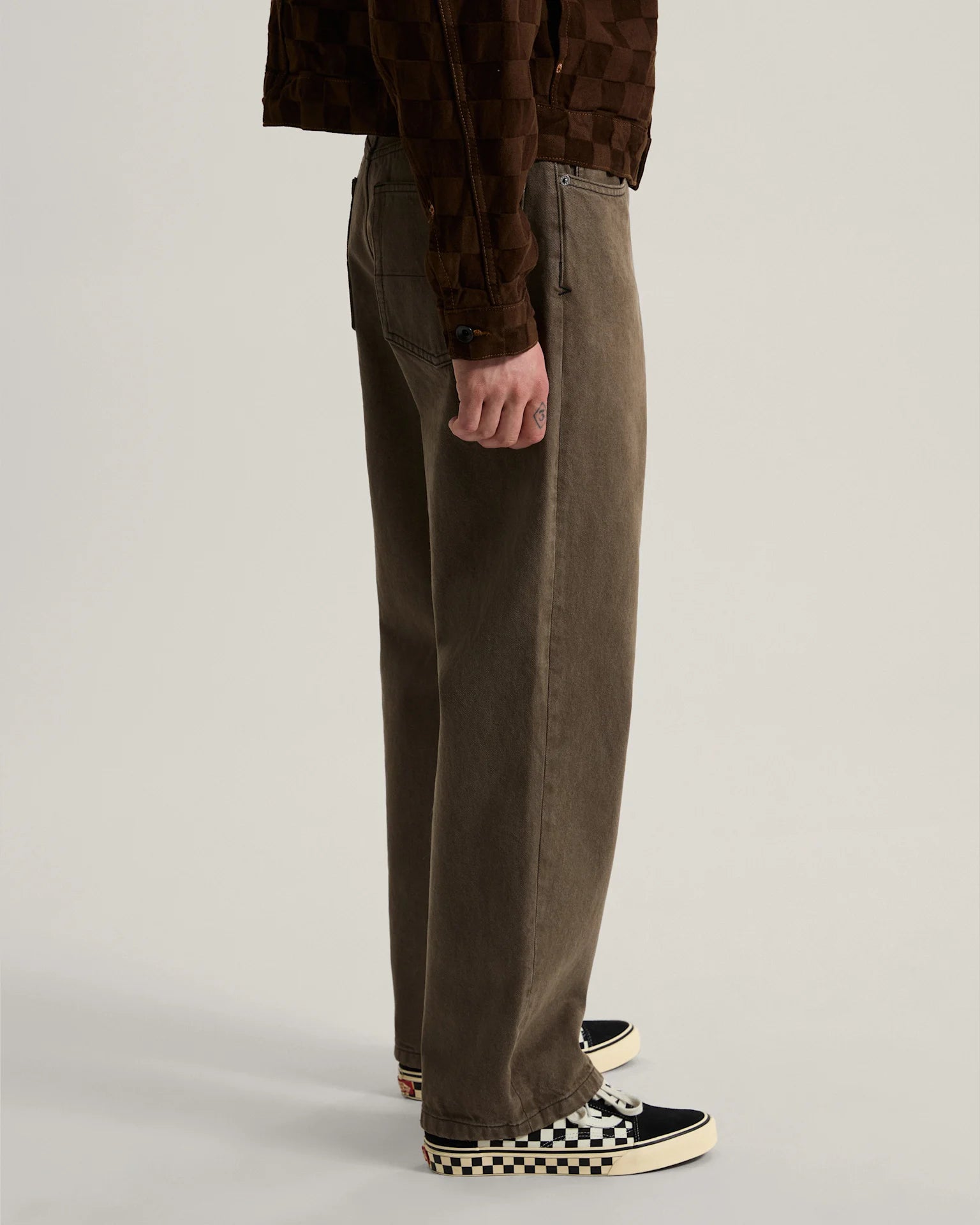 Vans Check-5 Loose Denim Pant Walnut Textil VN000PH61NU1 - 5