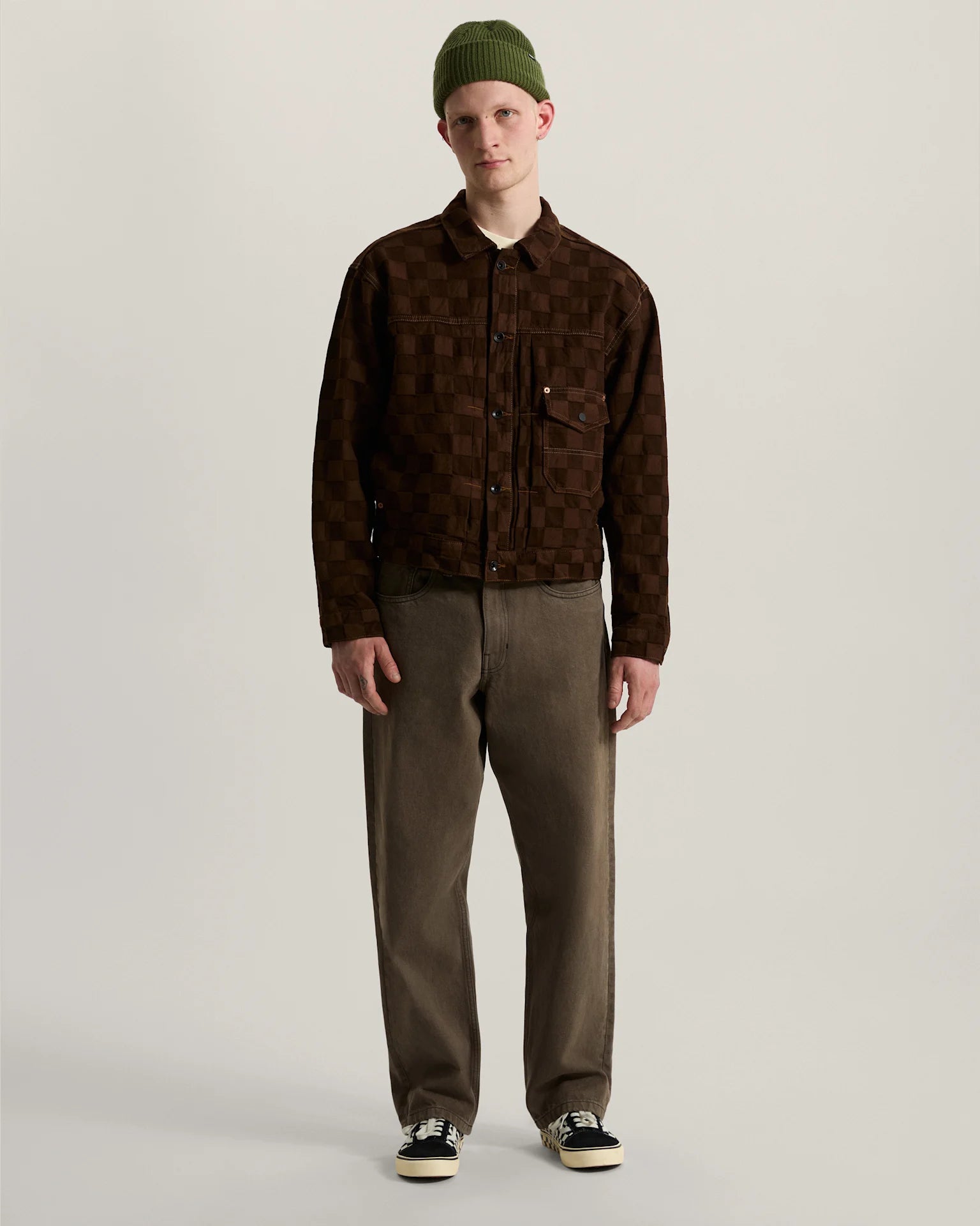 Vans Check-5 Loose Denim Pant Walnut Textil VN000PH61NU1 - 6