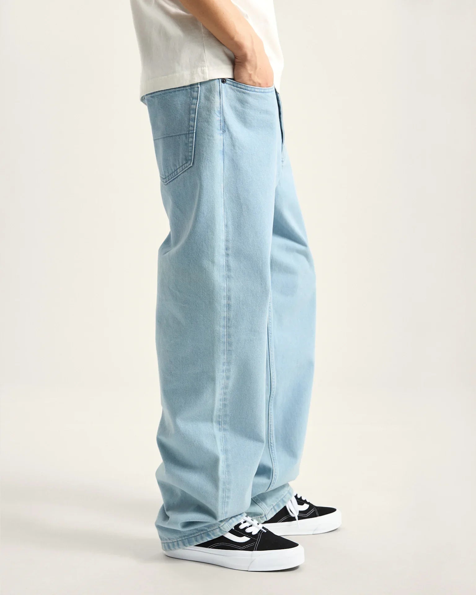 VANS Check-5 Loose Denim Pant FADED DENIM Nadrág VN000PH6IYR1 - 5