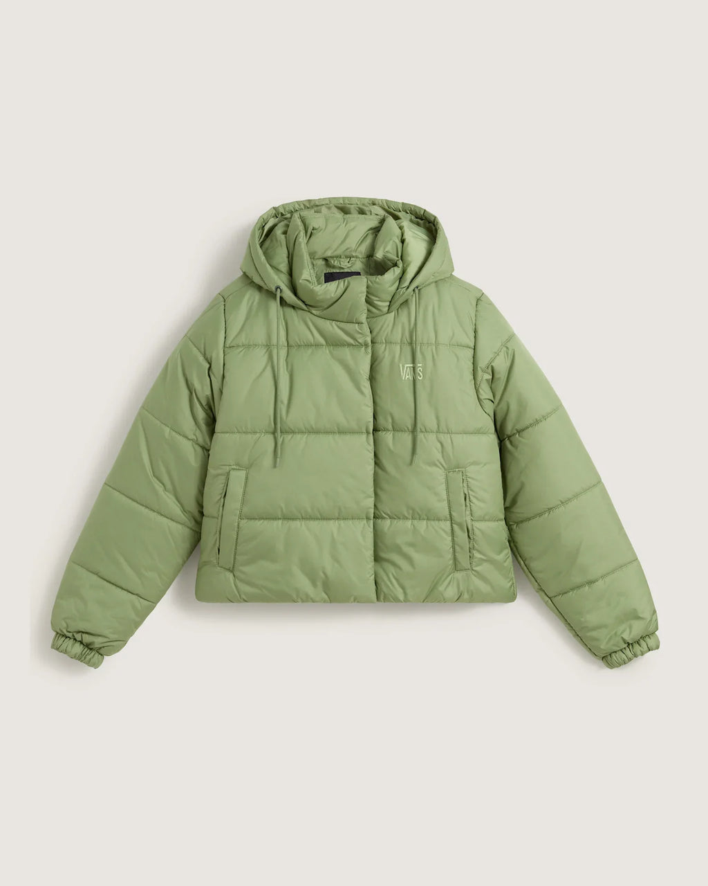 VANS MTE Hillgate Cropped Puffer Neutral Olive Kabát VN000PK1EMZ1 - 1
