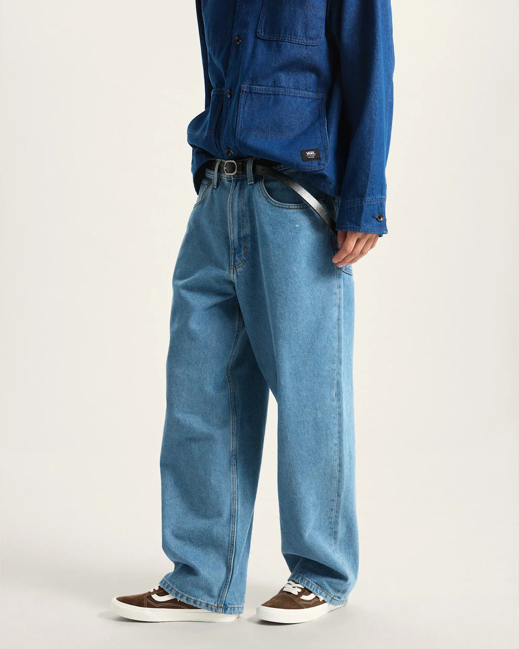 VANS Check-5 Baggy Denim Pant STONEWASH/BLUE 5