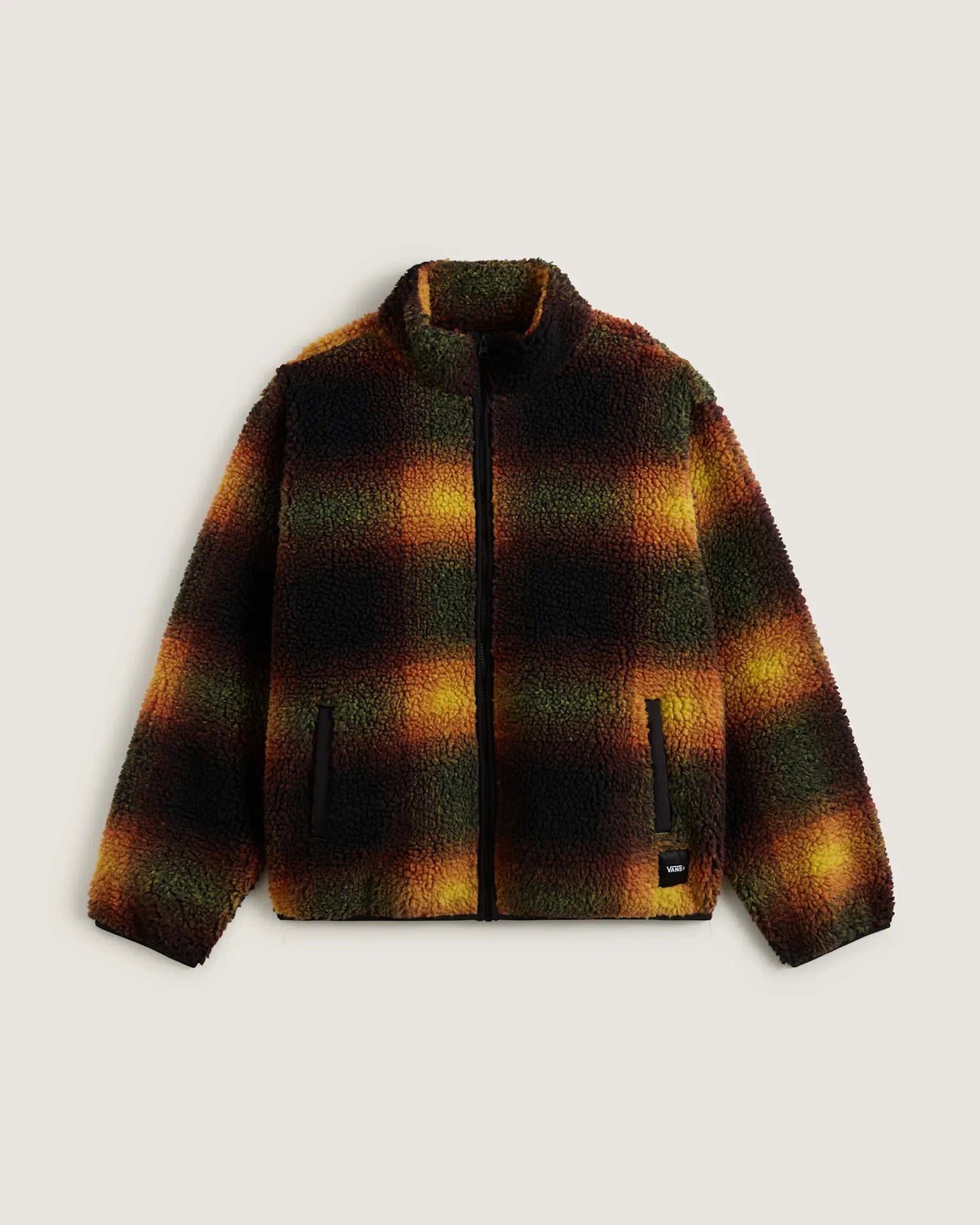 VANS Heights Sherpa Full Zip Black/Herritage Mustard VN000PTBF0W1 - 1