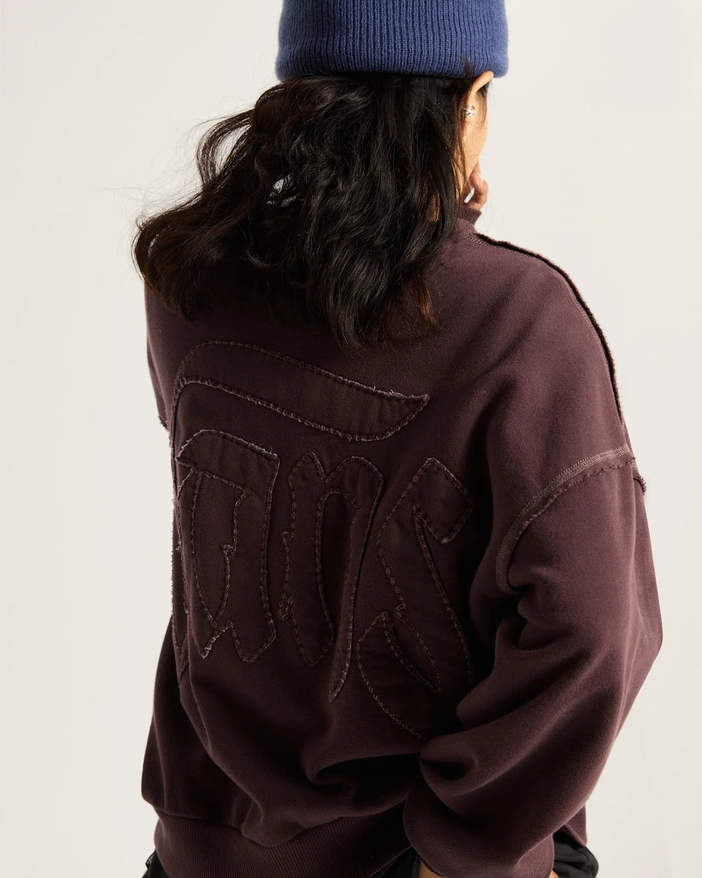 VANS Got Your Back Crew Dark Port Pulóver VN000Q33EMS1 - 5