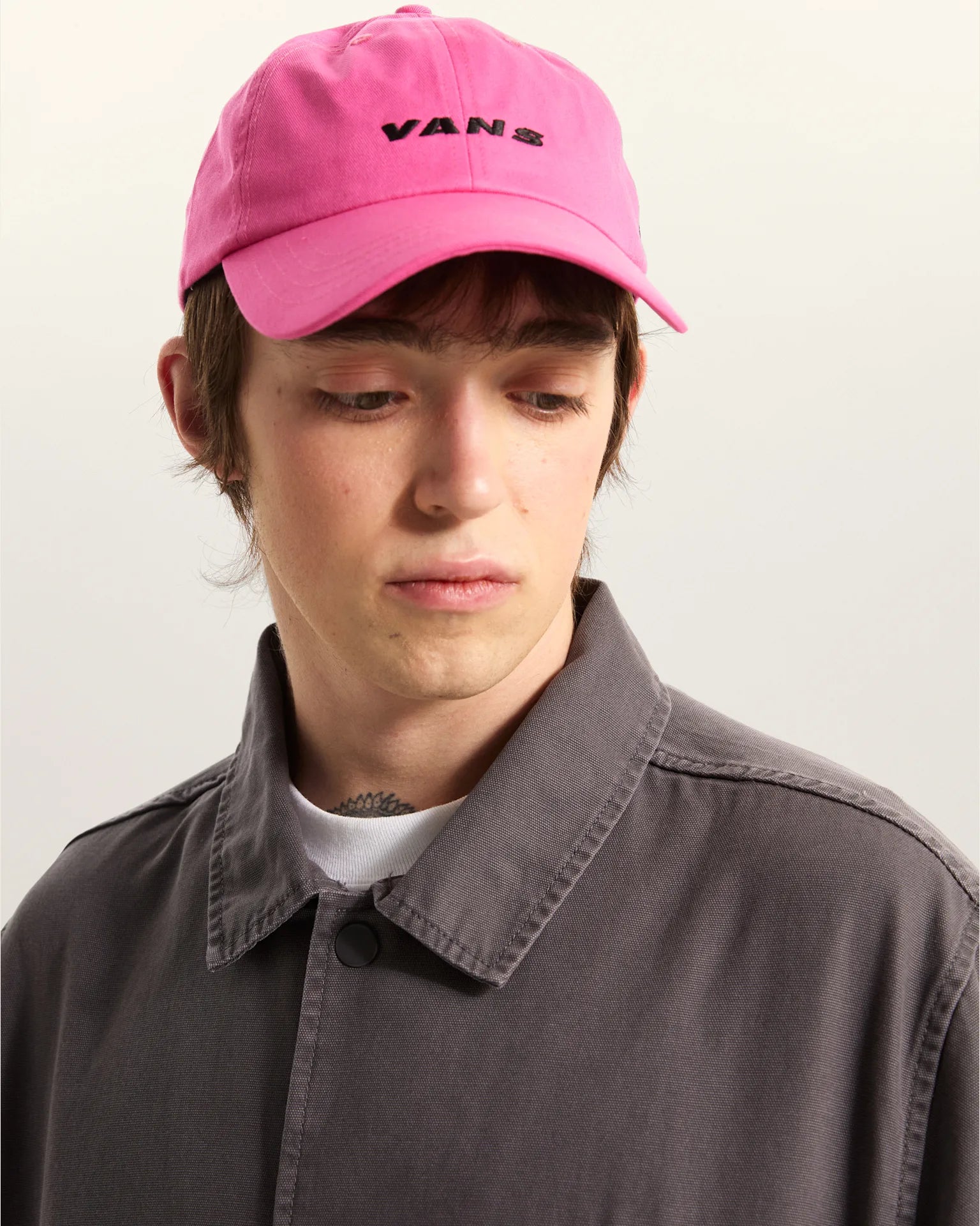VANS Check Side Curved Bill Jockey Pink Fizz Sapka VN000QA6FRQ1 - 4