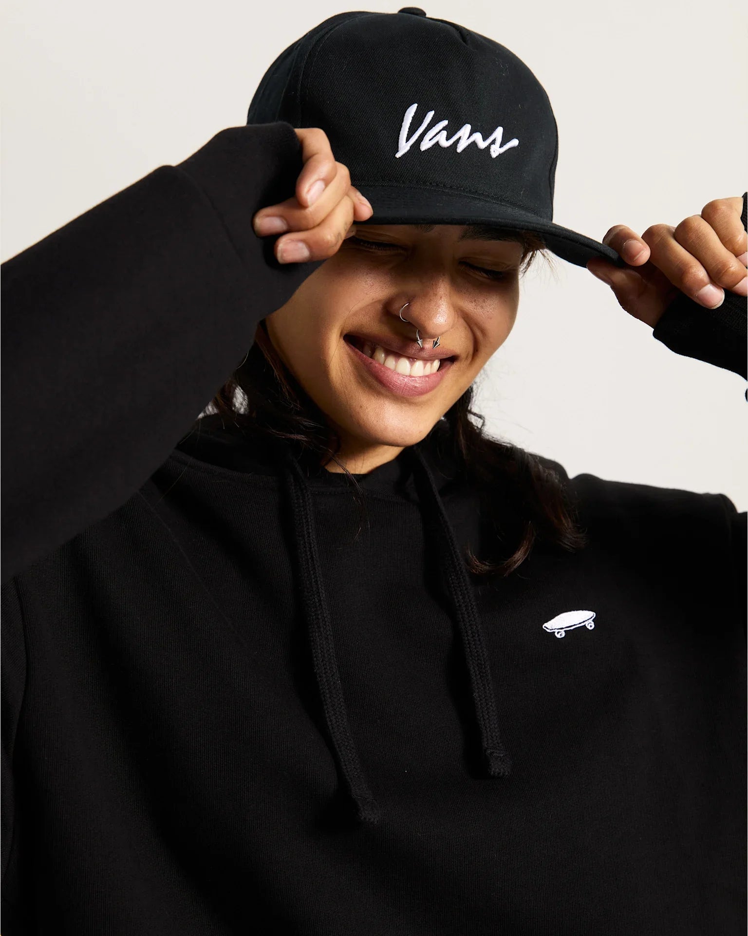 VANS Classic Script Snapback Black Sapka VN000QAGBLK1 - 4