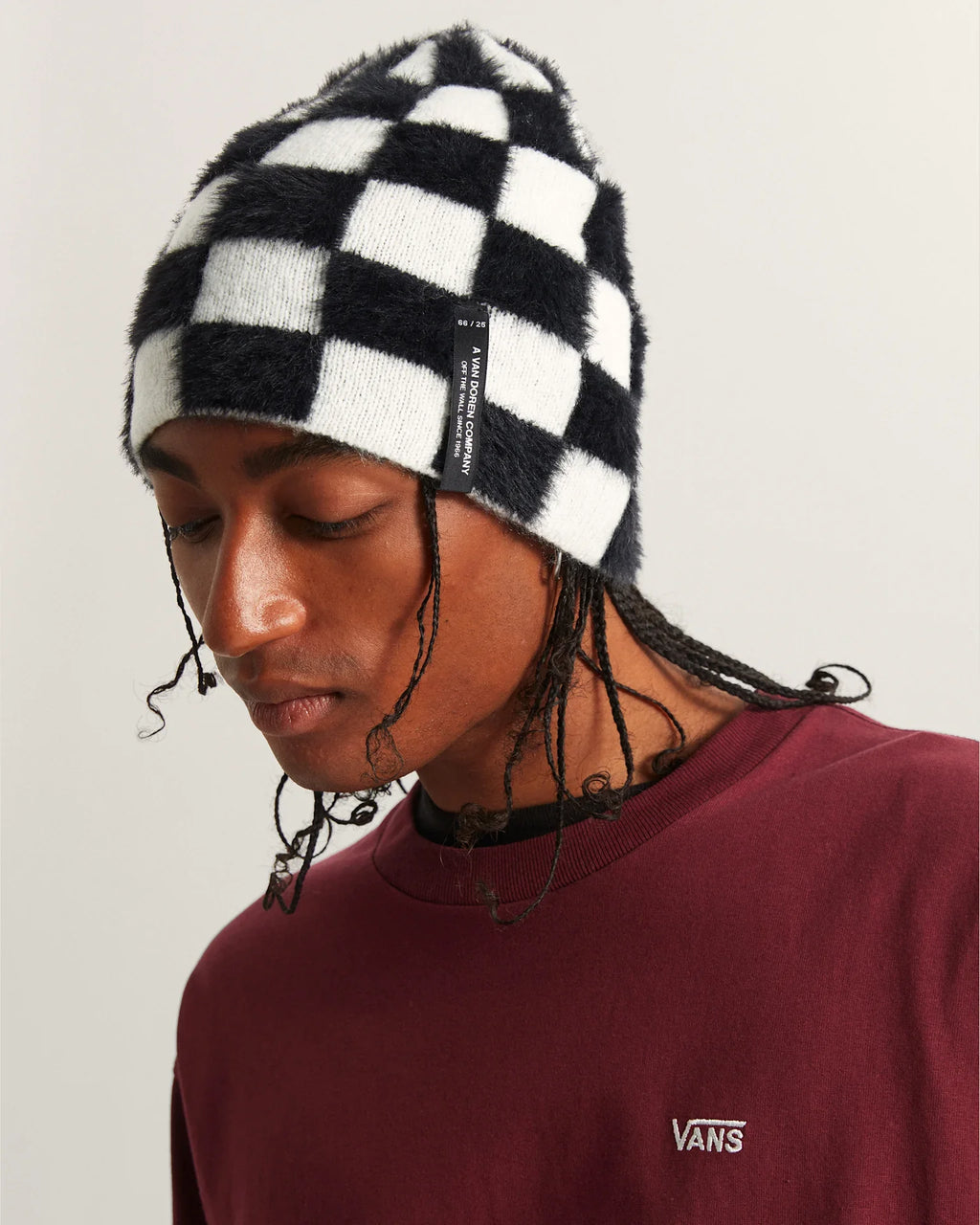 VANS Plaimor Beanie Black/White Beanie VN000QAVY281 - 4