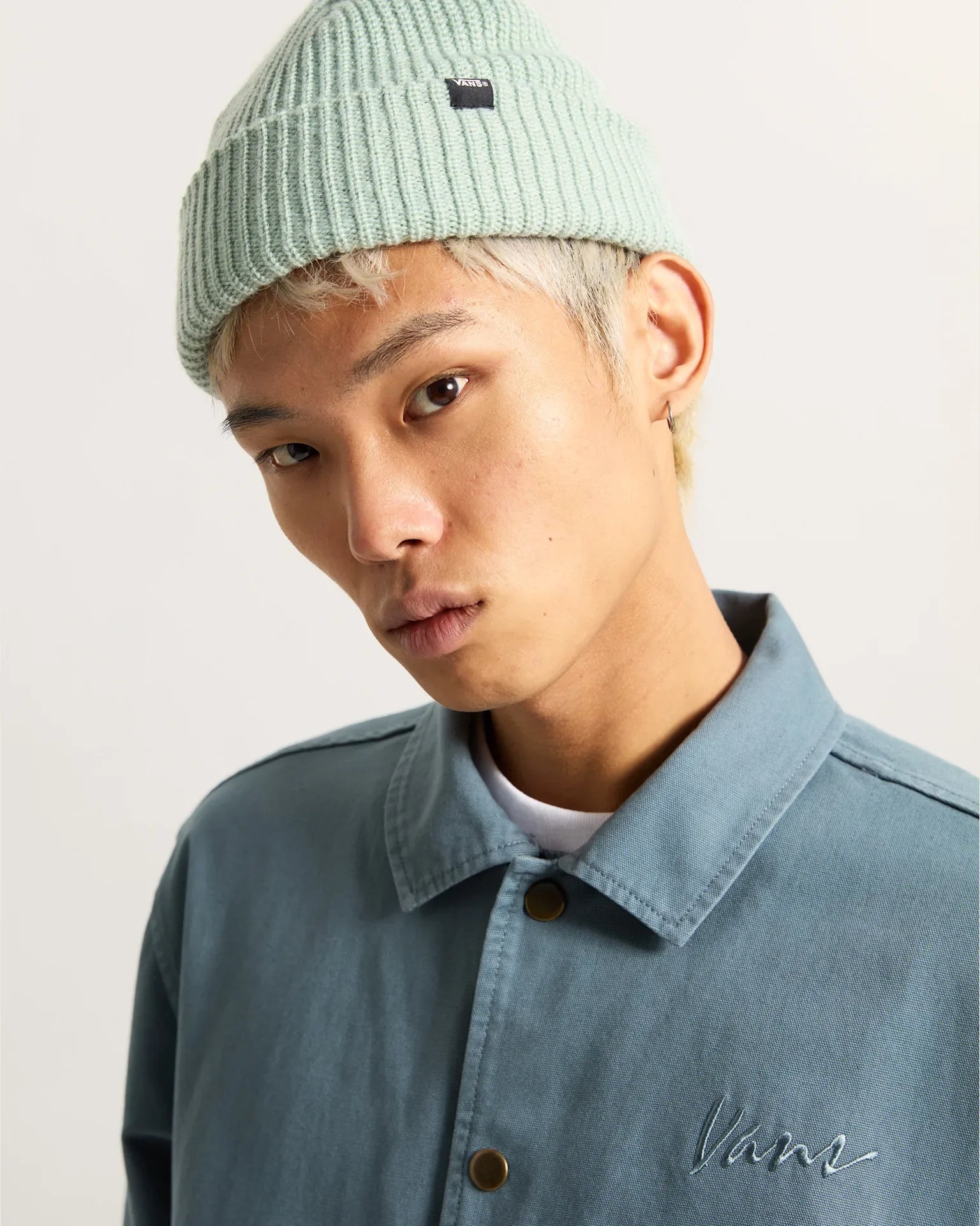 VANS Core Basic Cuff Beanie Gray Olive Beanie VN000QB4EMW1 - 5