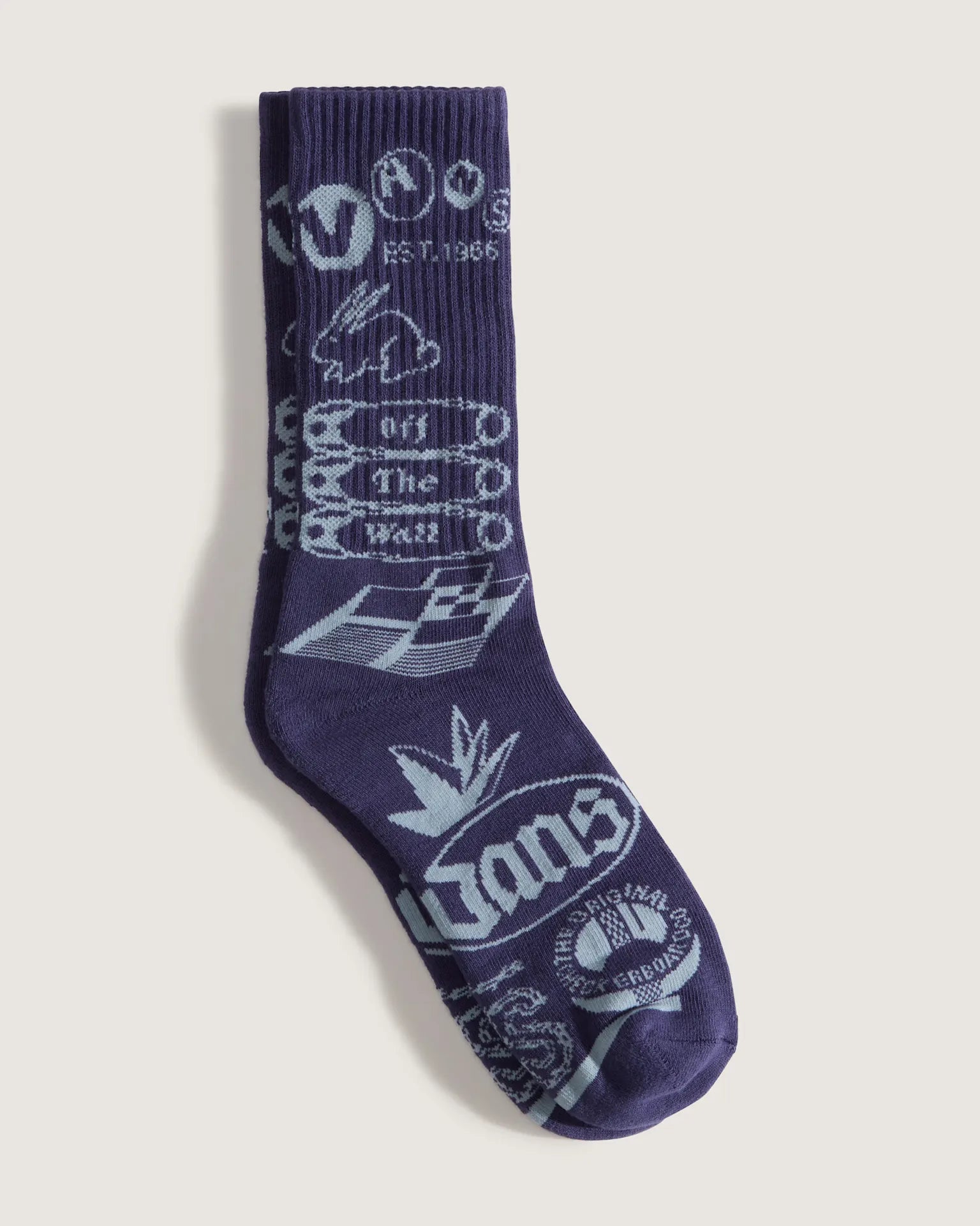 VANS Emory Crew Deep Twilight Zokni VN000QBCEMT1 - 2