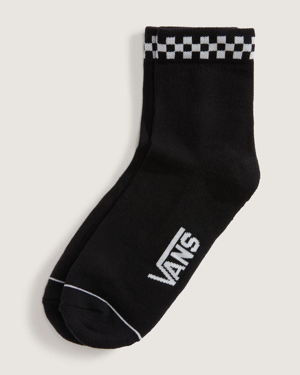 VANS Peek-A-Check Half Crew CHECKERBOARD Black Zokni VN000QBKBLK1 - 1