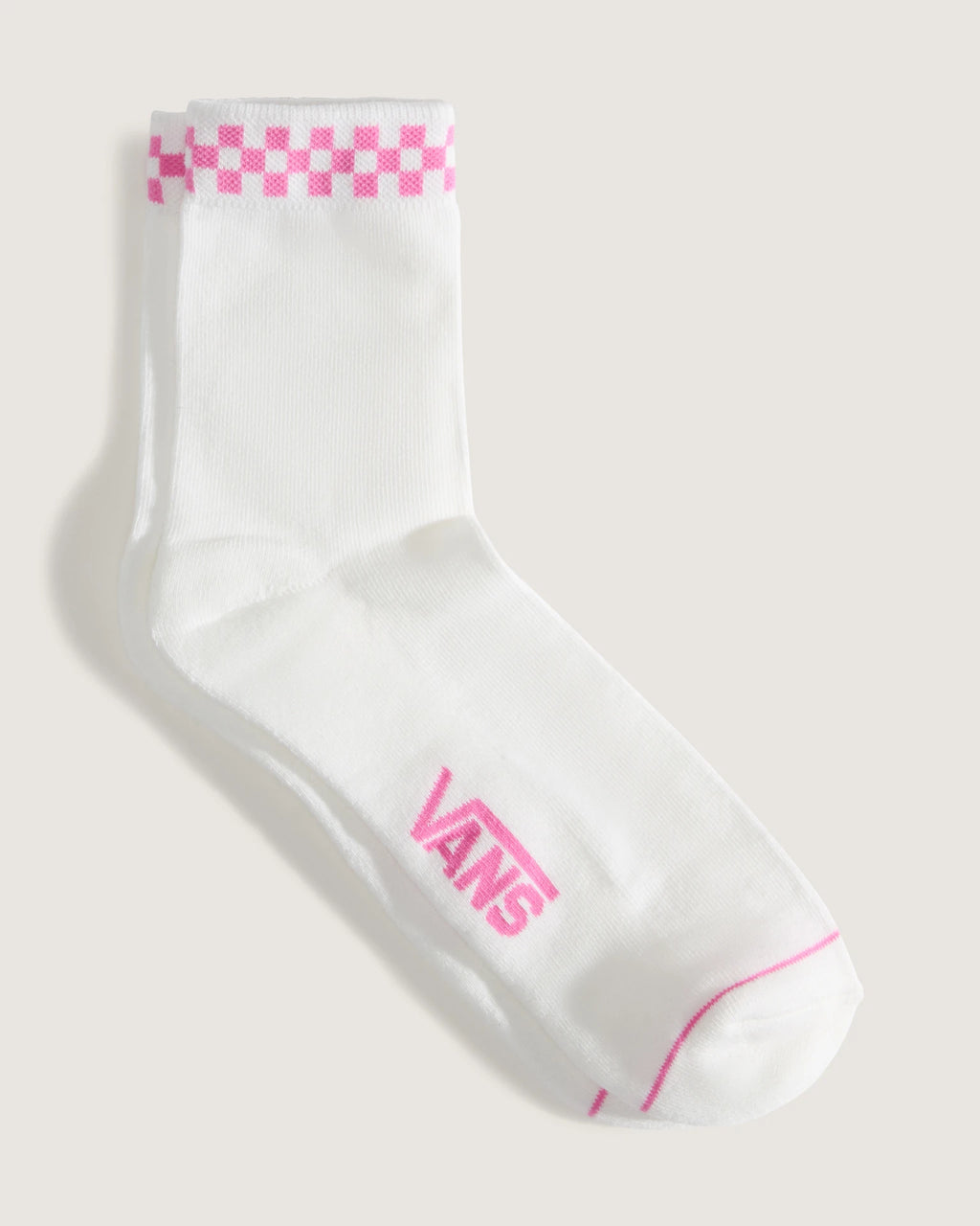 VANS Peek-A-Check Half Crew CHECKERBOARD Pink Fizz Zokni VN000QBKFRQ1 - 2
