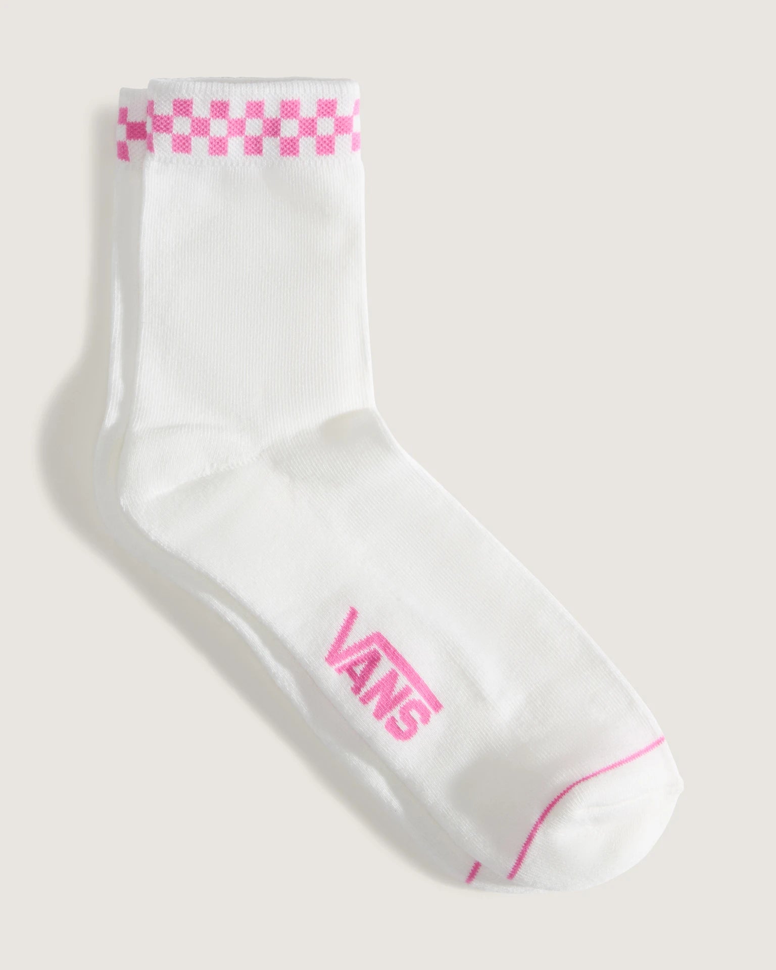 VANS Peek-A-Check Half Crew CHECKERBOARD Pink Fizz Zokni VN000QBKFRQ1 - 2