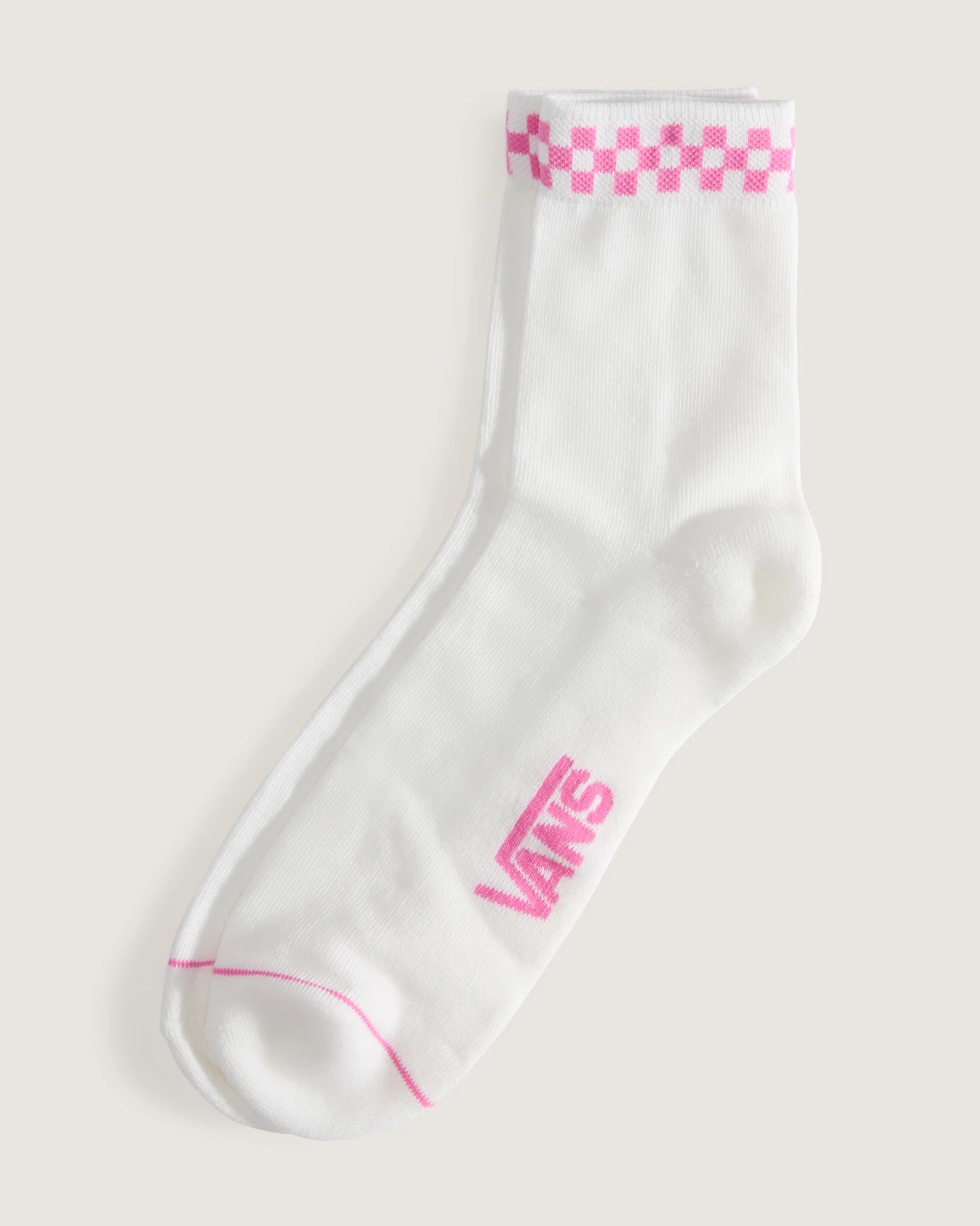 VANS Peek-A-Check Half Crew CHECKERBOARD Pink Fizz Zokni VN000QBKFRQ1 - 1