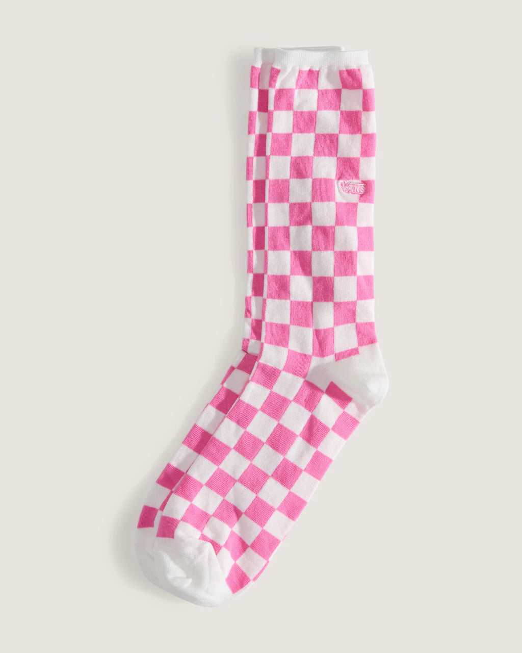 VANS Ticker Crew CHECKERBOARD Pink Fizz Zokni VN000QBRFRQ1 - 1