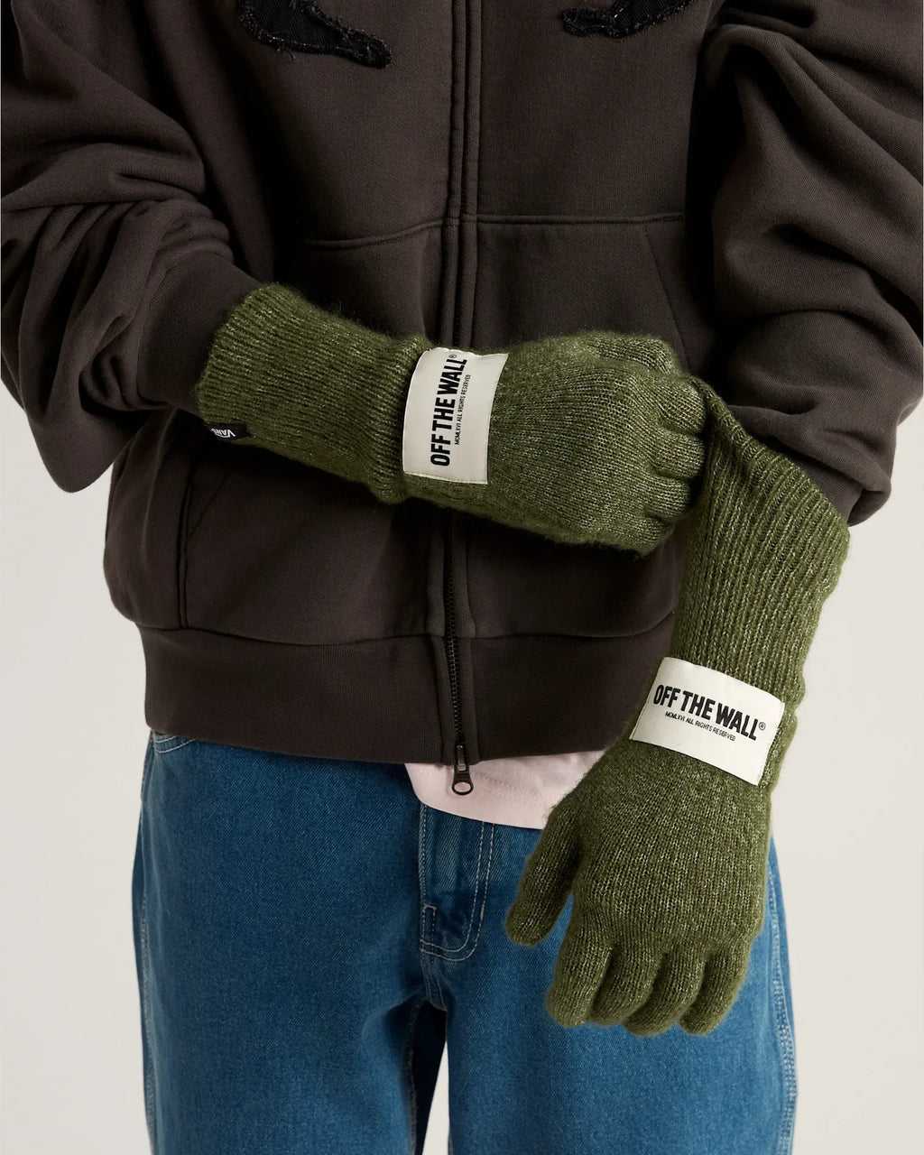 VANS Off The Wall Twofer Gloves Pine Forest Kesztyű VN000QCFEN61 - 4