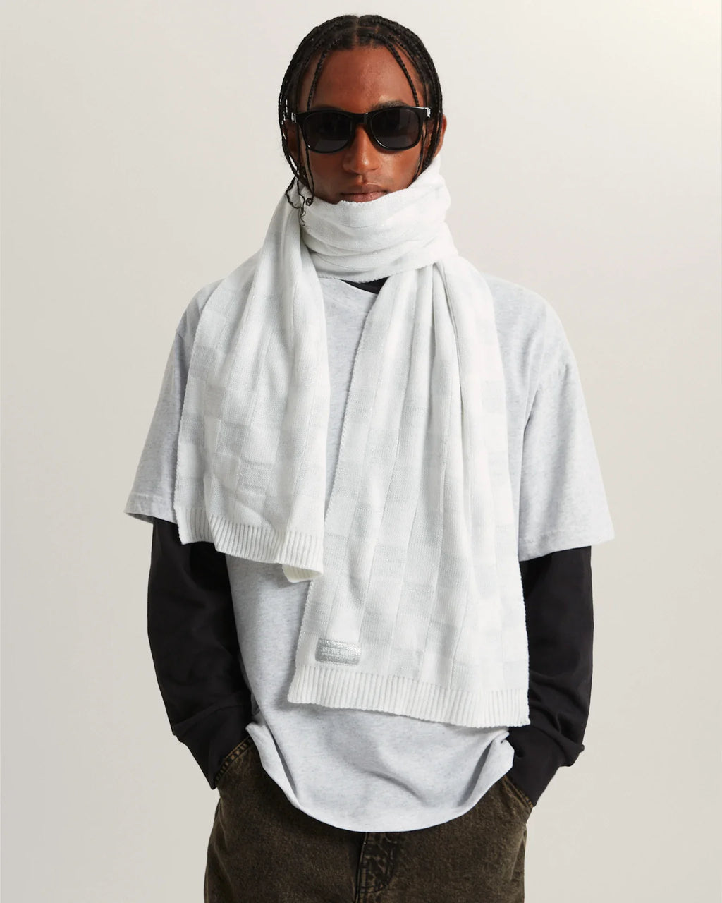 VANS Off The Wall Scarf White Sál VN000QCGWHT1 - 4