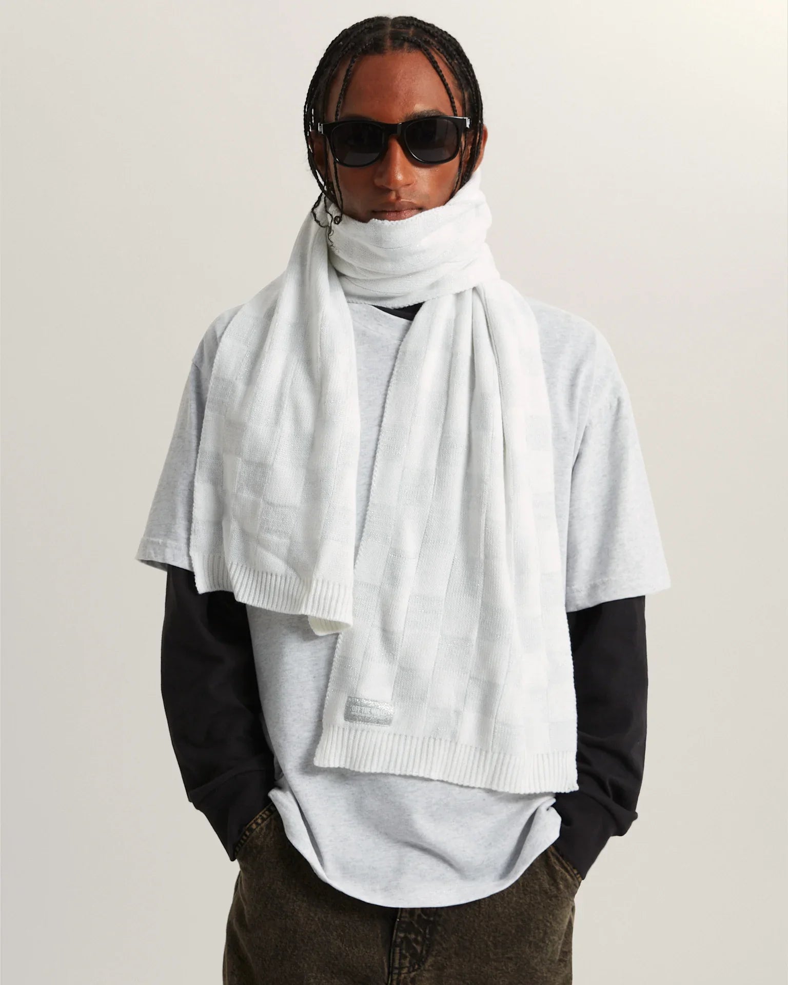 VANS Off The Wall Scarf White Sál VN000QCGWHT1 - 4
