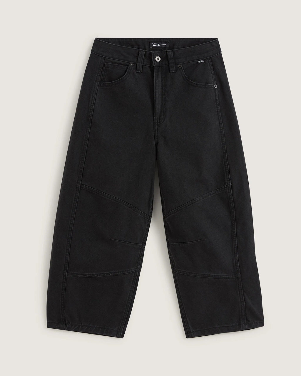 VANS Blaire Cropped Barrel Pant Black Nadrág VN000R3GBLK1 - 1