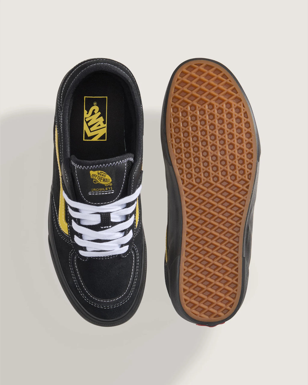 Vans Rowley Classic Black/Yellow Cipő VN000SF4Y231 - 3