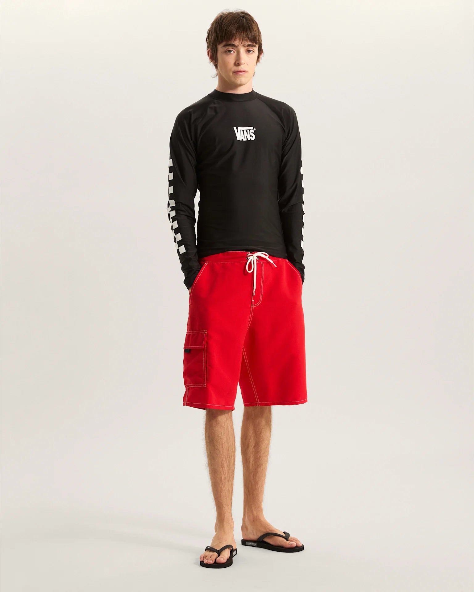 VANS Rashguard Black Póló VN000SR2BLK1 - 6