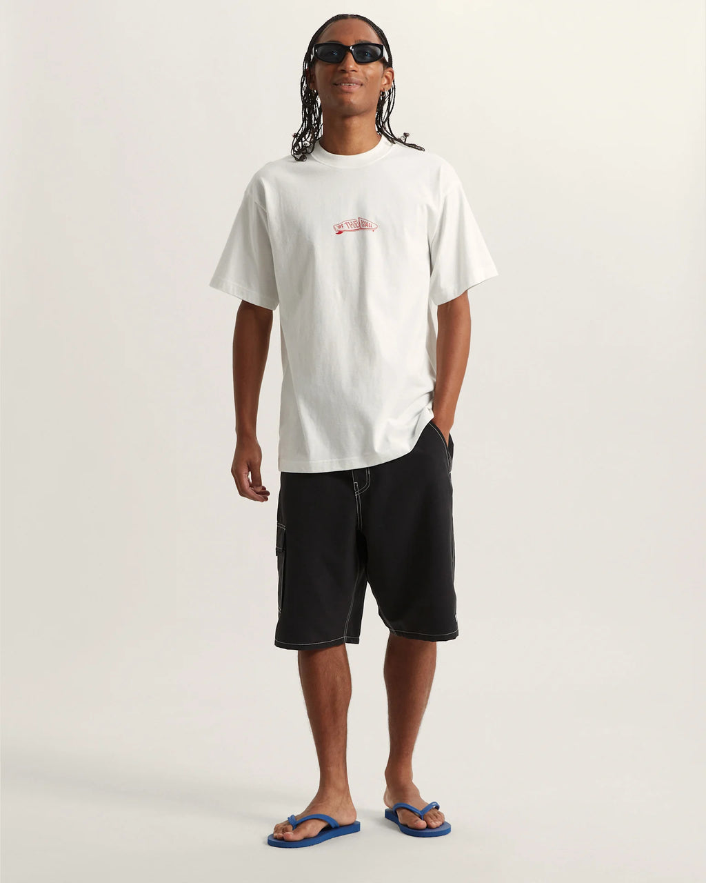 VANS Buckled SS Tee White Póló VN000SR3WHT1 - 5