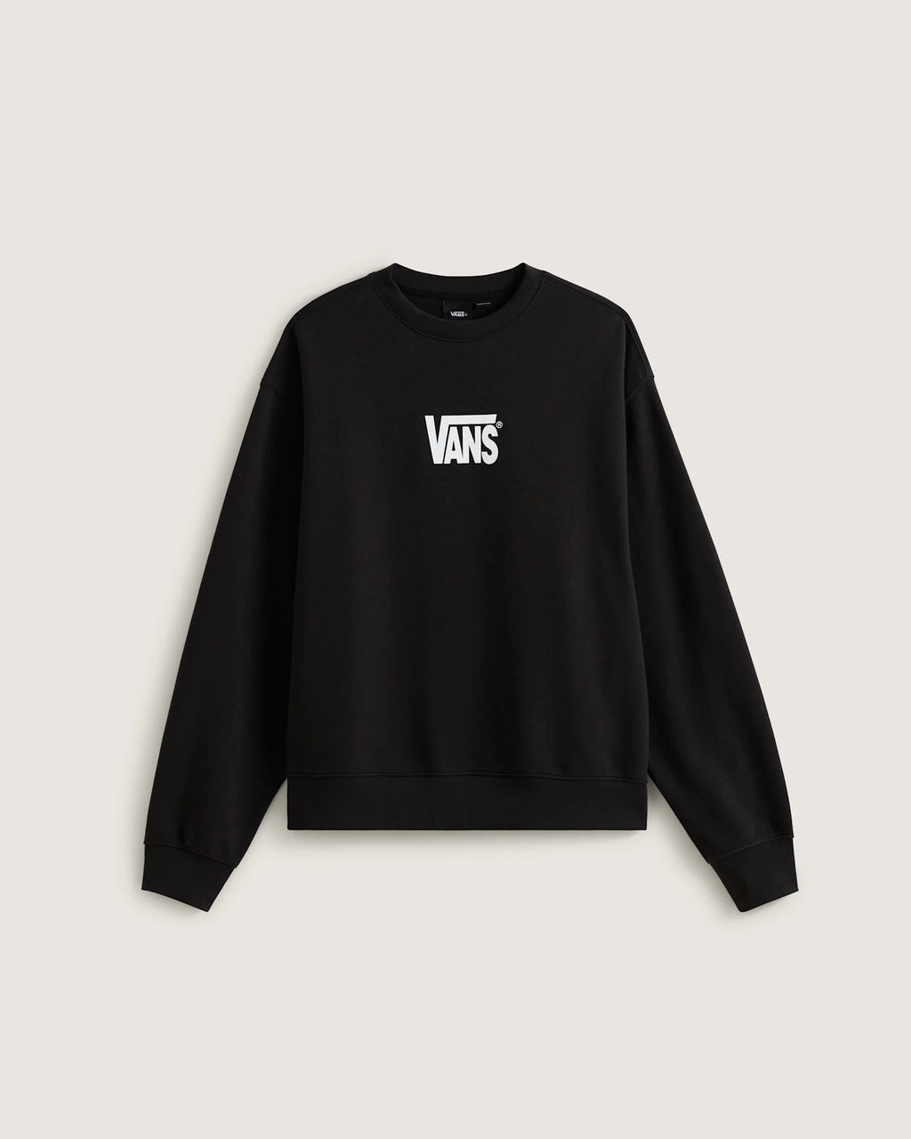 VANS Stretch Logo Crew Black/White Pulóver VN000STSY281 - 1