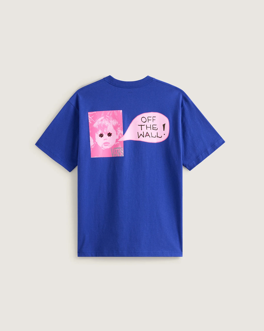 VANS Side Talk SS Tee Royal Cobalt Póló VN000SXDFRX1 - 2