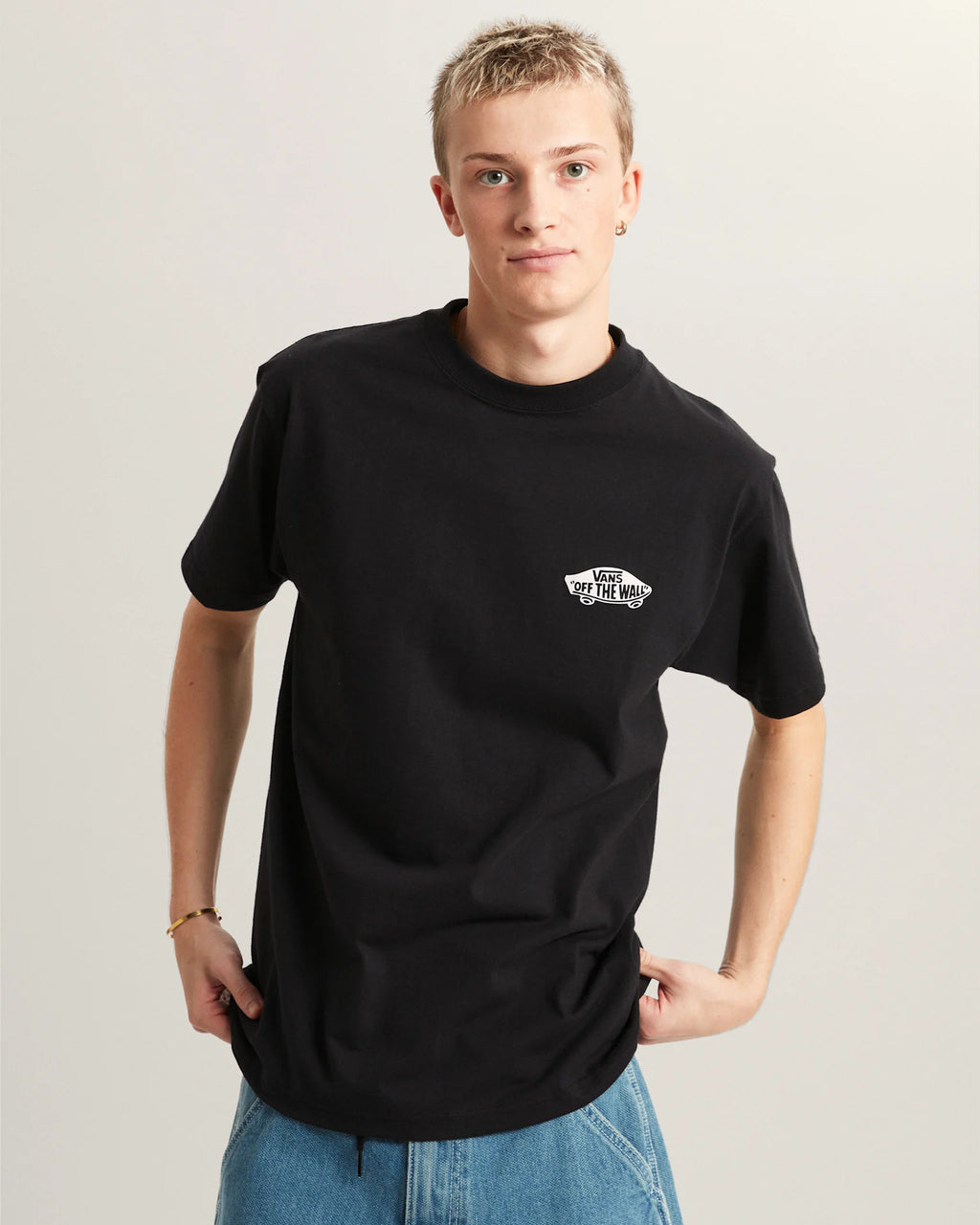 Vans Double Standard SS Tee Black/White Textil VN000SYDY281 - 3
