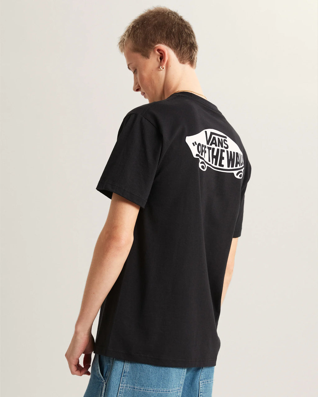 Vans Double Standard SS Tee Black/White Textil VN000SYDY281 - 4
