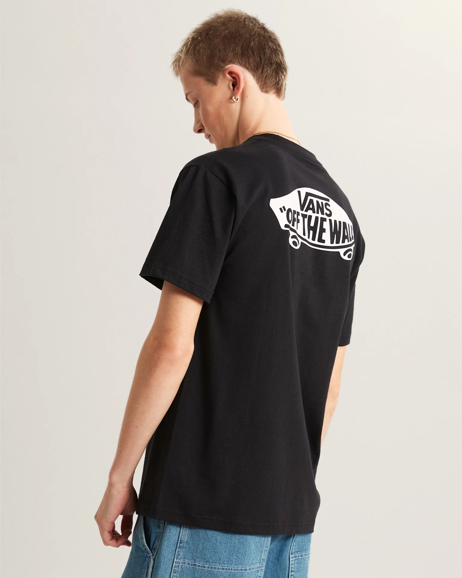 Vans Double Standard SS Tee Black/White Textil VN000SYDY281 - 4