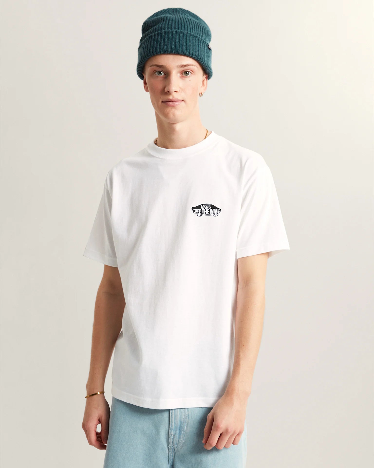 Vans Double Standard SS Tee White/Black Textil VN000SYDYB21 - 3