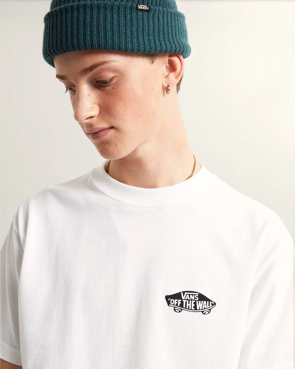 Vans Double Standard SS Tee White/Black Textil VN000SYDYB21 - 6