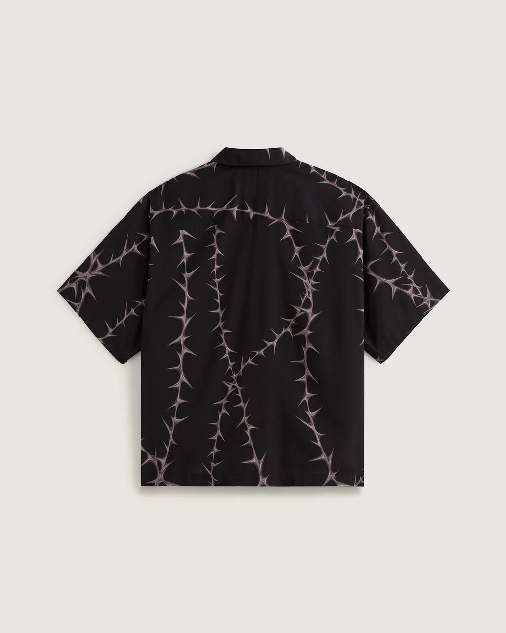 VANS Van Doren Printed Camp SS Shirt Black Ing VN000T9UBLK1 - 2