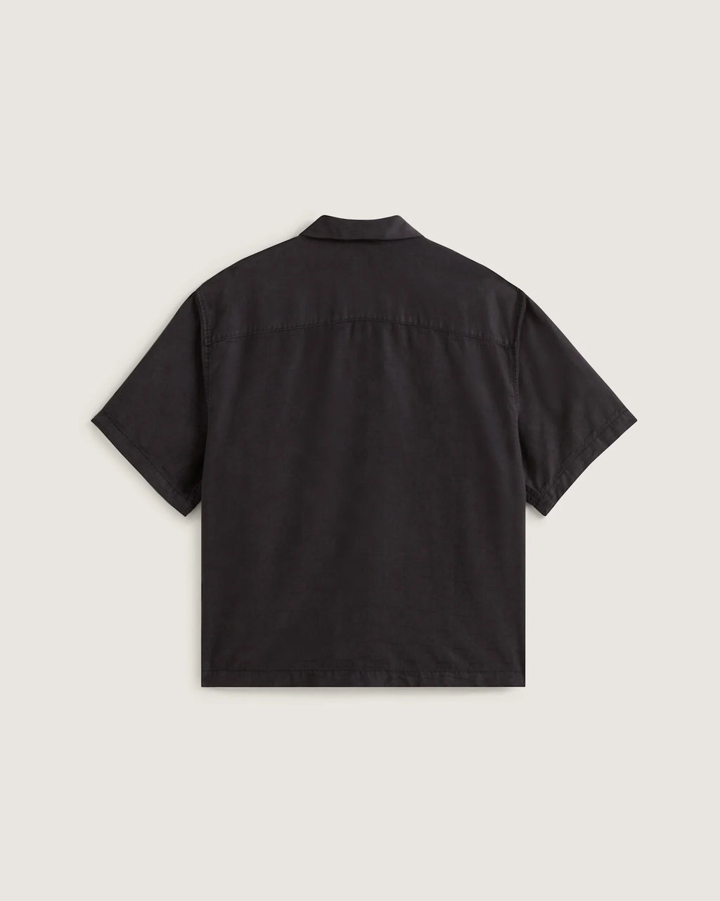 VANS Van Doren Tencel Check Camp SS Shirt Black Ing VN000TA4BLK1 - 2