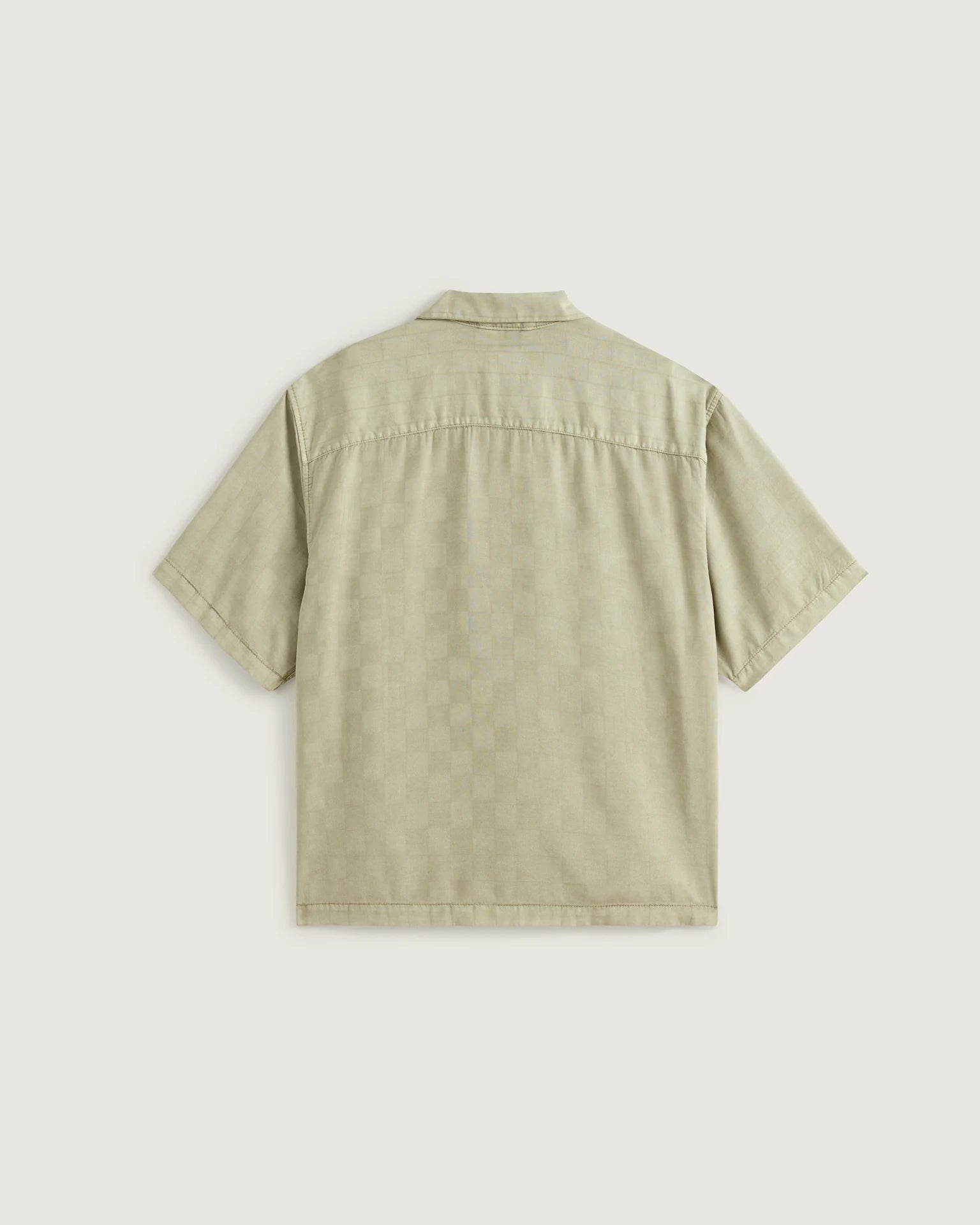 VANS Van Doren Tencel Check Camp SS Shirt Soft Sage Ing VN000TA4FSG1 - 2