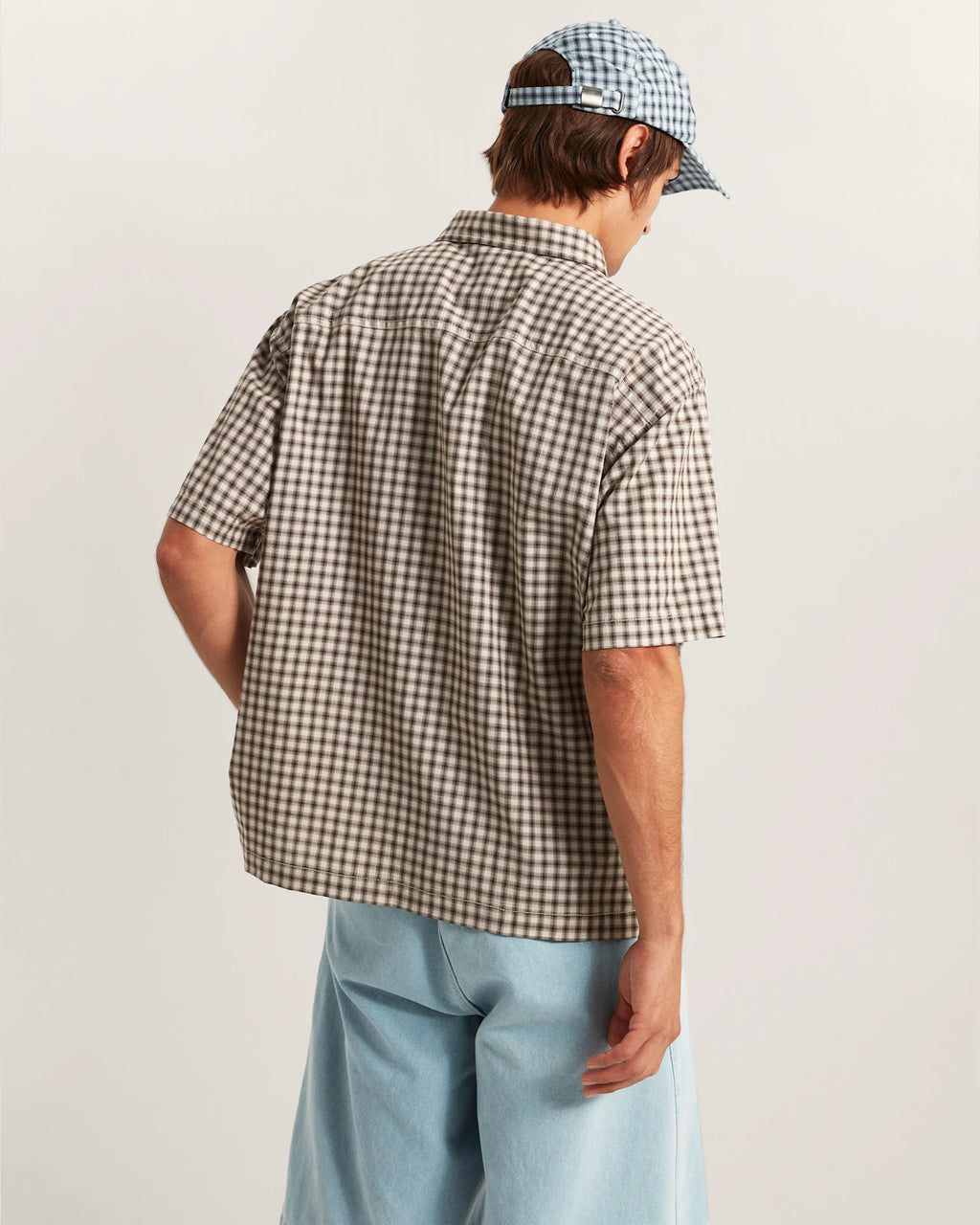 VANS Larkspur Mini Plaid SS Shirt Oatmeal/Demitasse Ing VN000TA6GCO1 - 4