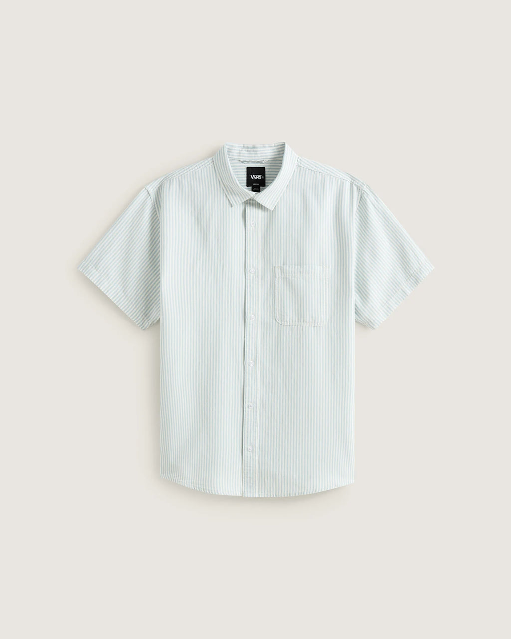 VANS Lawson Stripe SS Shirt Dawn Mist/Marshmallow Ing VN000TAGGCH1 - 1