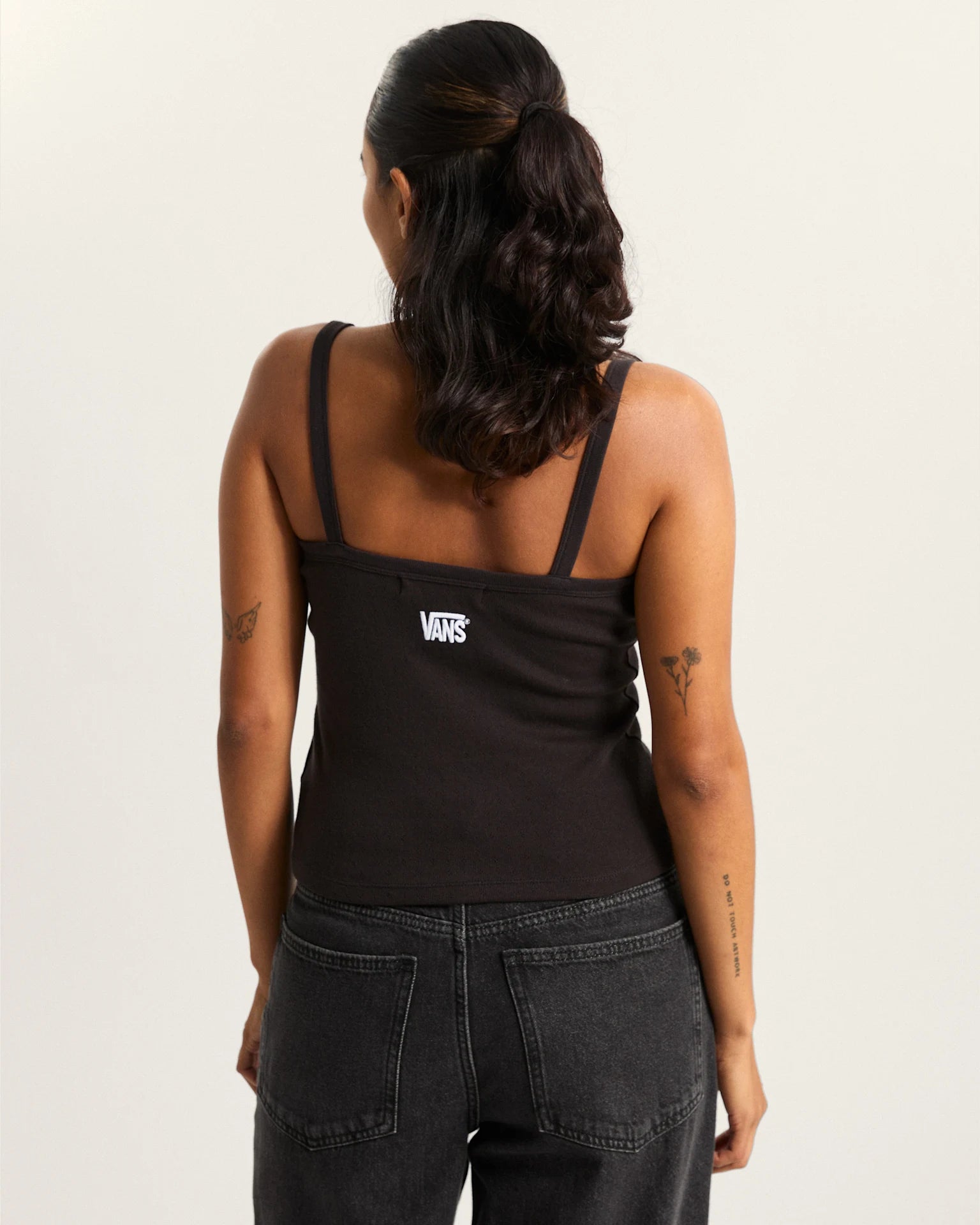 VANS Kiki Cami Tank Black Trikó VN000TBRBLK1 - 4