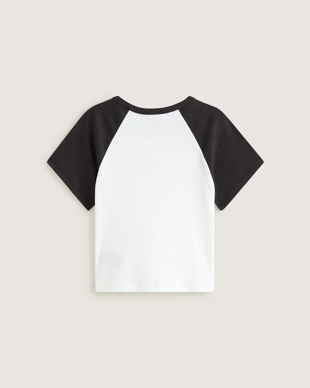 VANS Clare Baby Tee True White/Black Póló VN000TBSTWB1 - 2