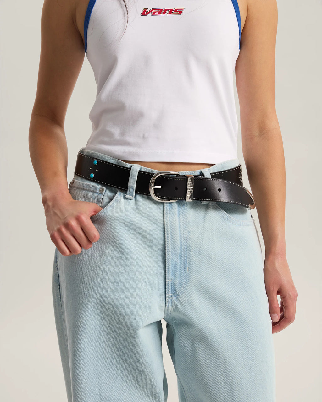 Vans LX Studded Belt Black Kiegészítő VN000TDHBLK1 - 3