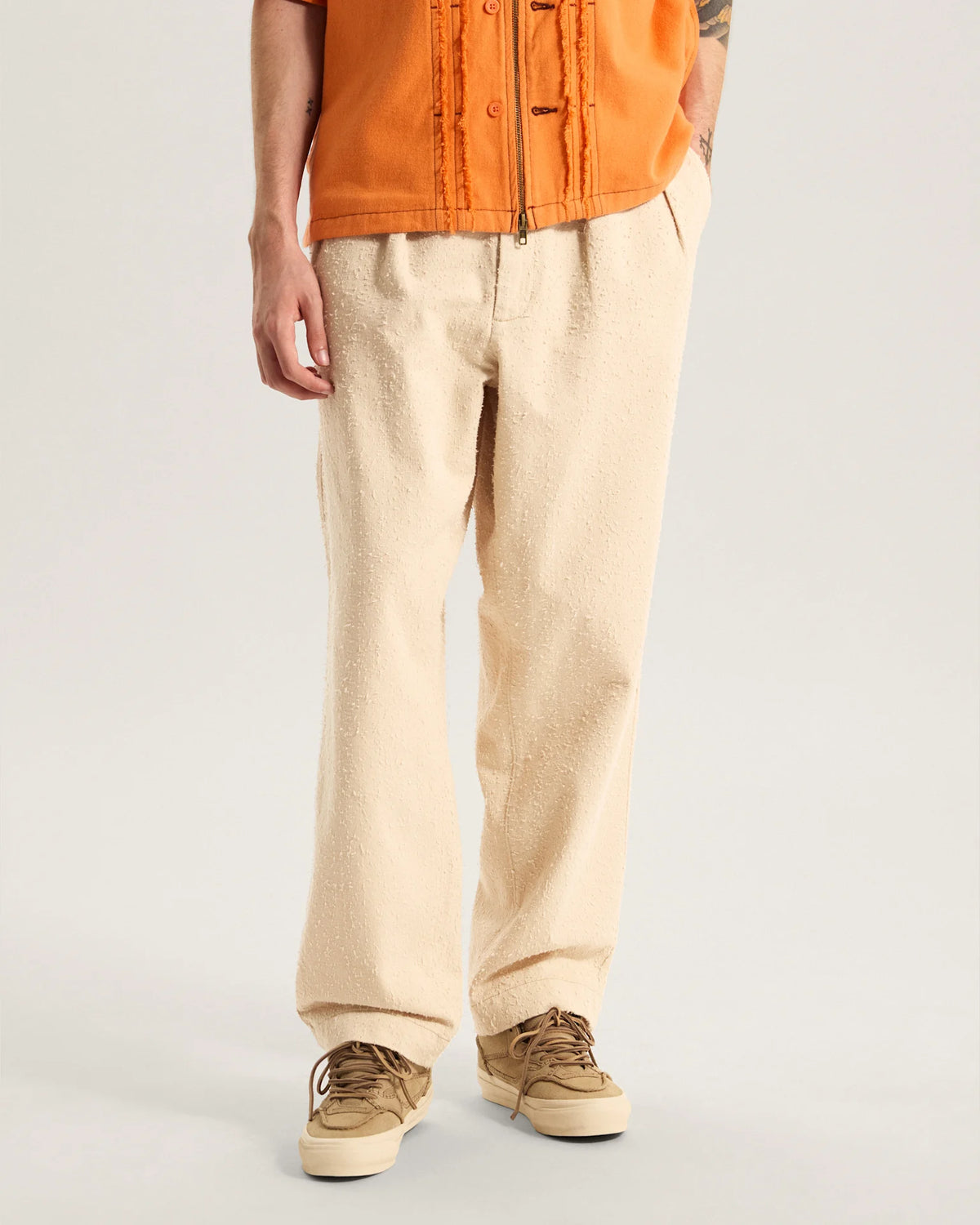 Vans OTW Back Pleated Trousers CREME BRULE Textil VN000TSACHW1 - 3