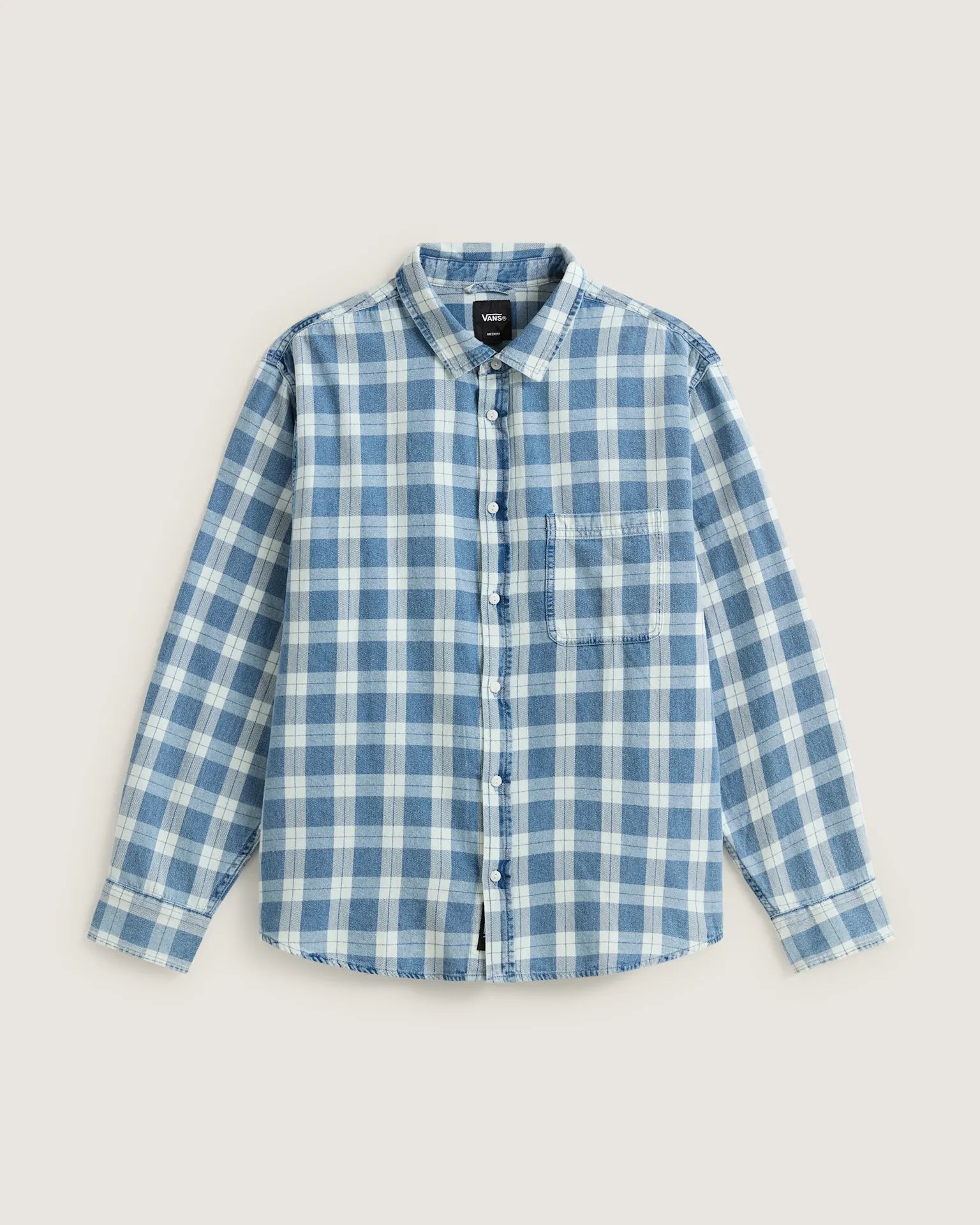 Vans Lawson Vintage Indigo LS Shirt Bleach Indigo Textil VN000U56HEC1 - 1