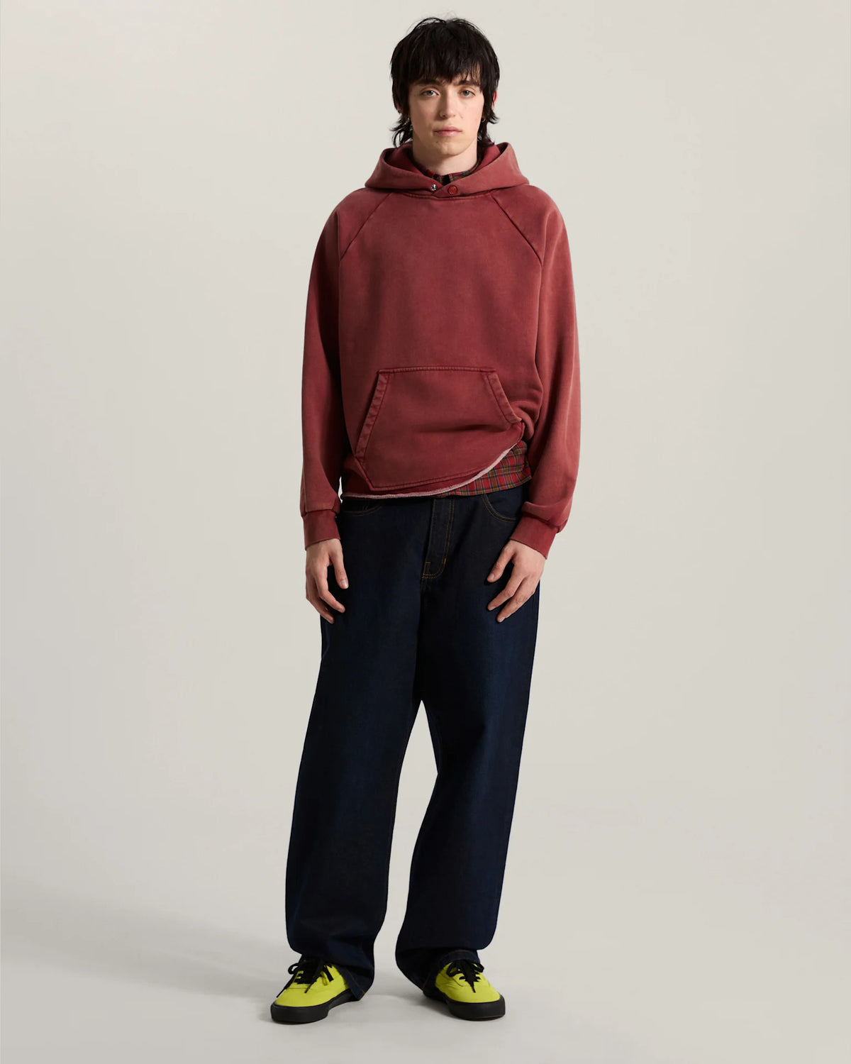 Vans Tilt Rolled Hem Pullover Poppy Ember Textil VN000U98H891 - 6