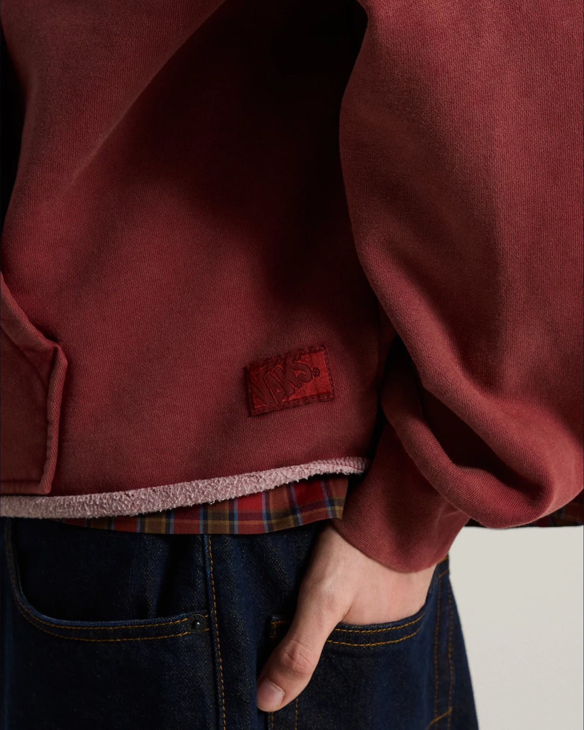 Vans Tilt Rolled Hem Pullover Poppy Ember Textil VN000U98H891 - 8