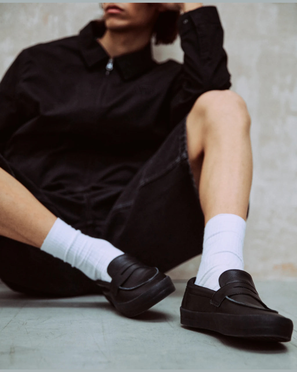 Vans Skate Loafer Black/Black Cipő VN000VAQBKA1 - 2