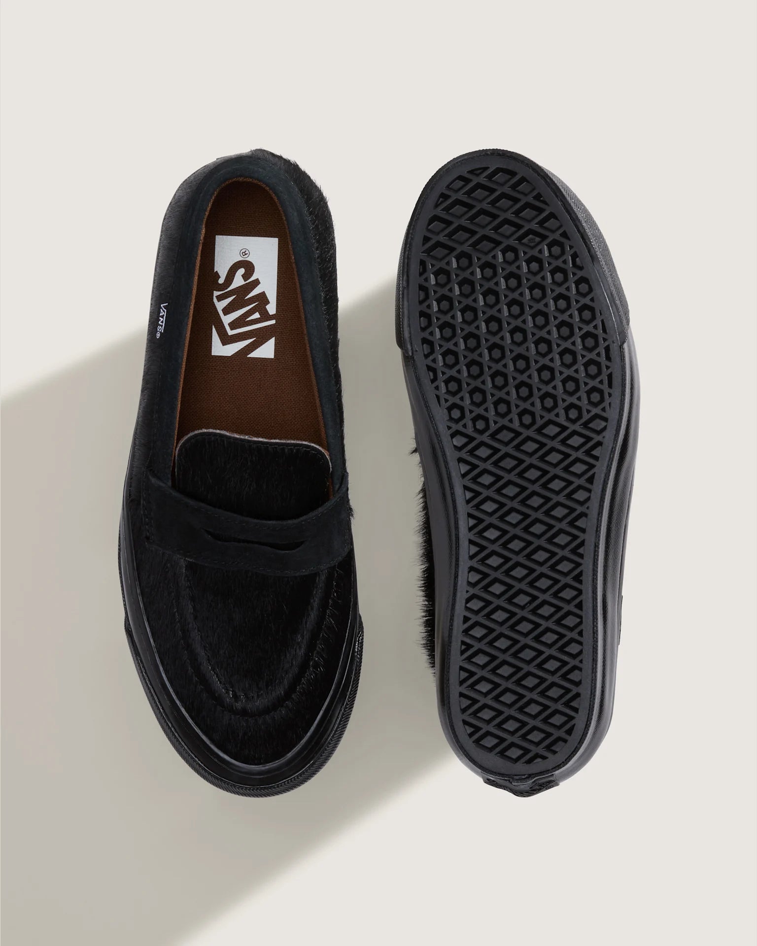 VANS LX Loafer 53 PONY HAIR Black Cipő VN000VASBLA1 - 3