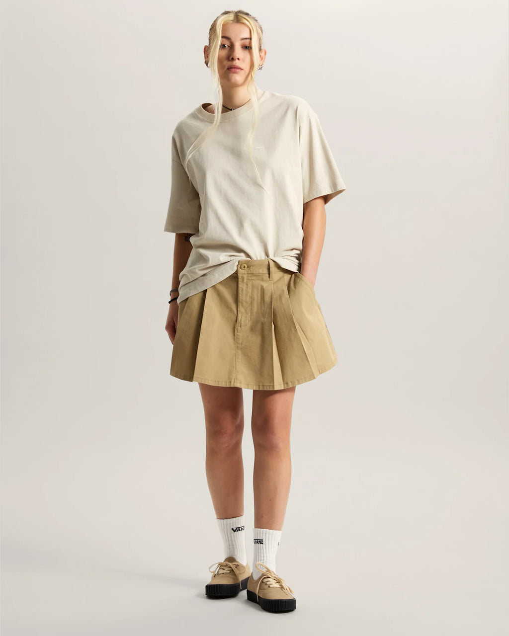 VANS Authentic Chino Mini Skirt Incense Szoknya VN000VFN4MG1 - 6