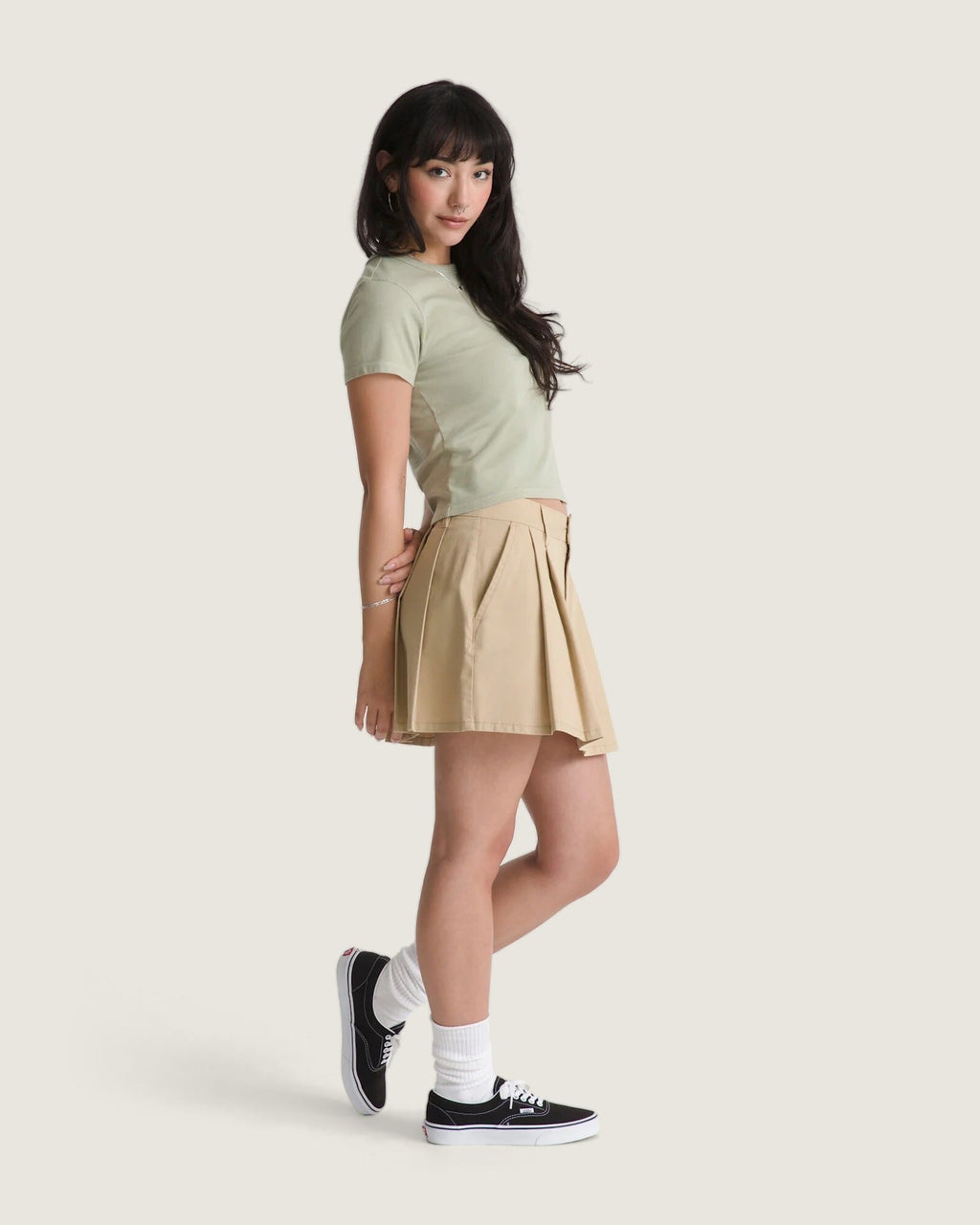 VANS Authentic Chino Mini Skirt Incense Szoknya VN000VFN4MG1 - 8