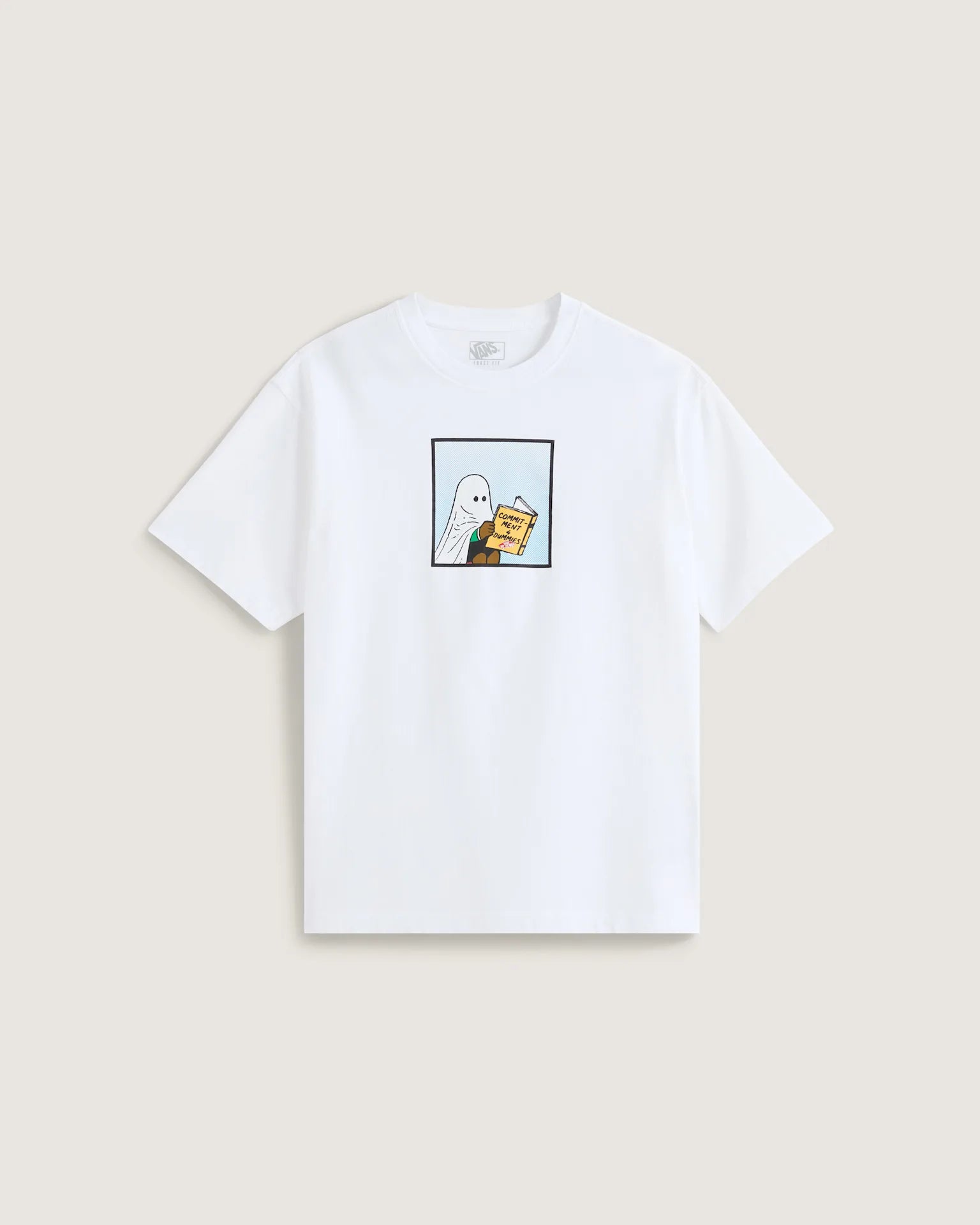 VANS COMMITMENT 4 DUMMIES LOOSE SS TEE White Póló VN000VY5WHT1 - 1